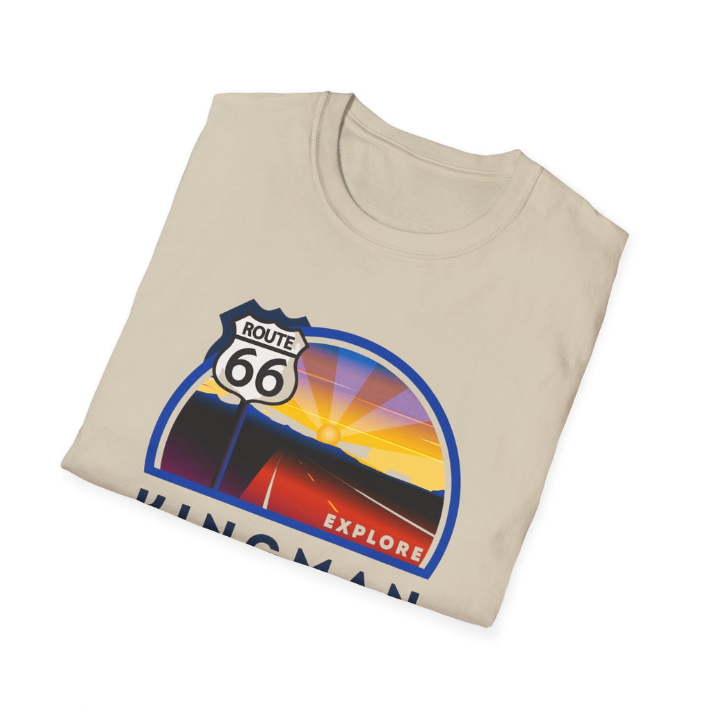 Route 66 Kingman Arizona Mens Womans Softstyle T-Shirt