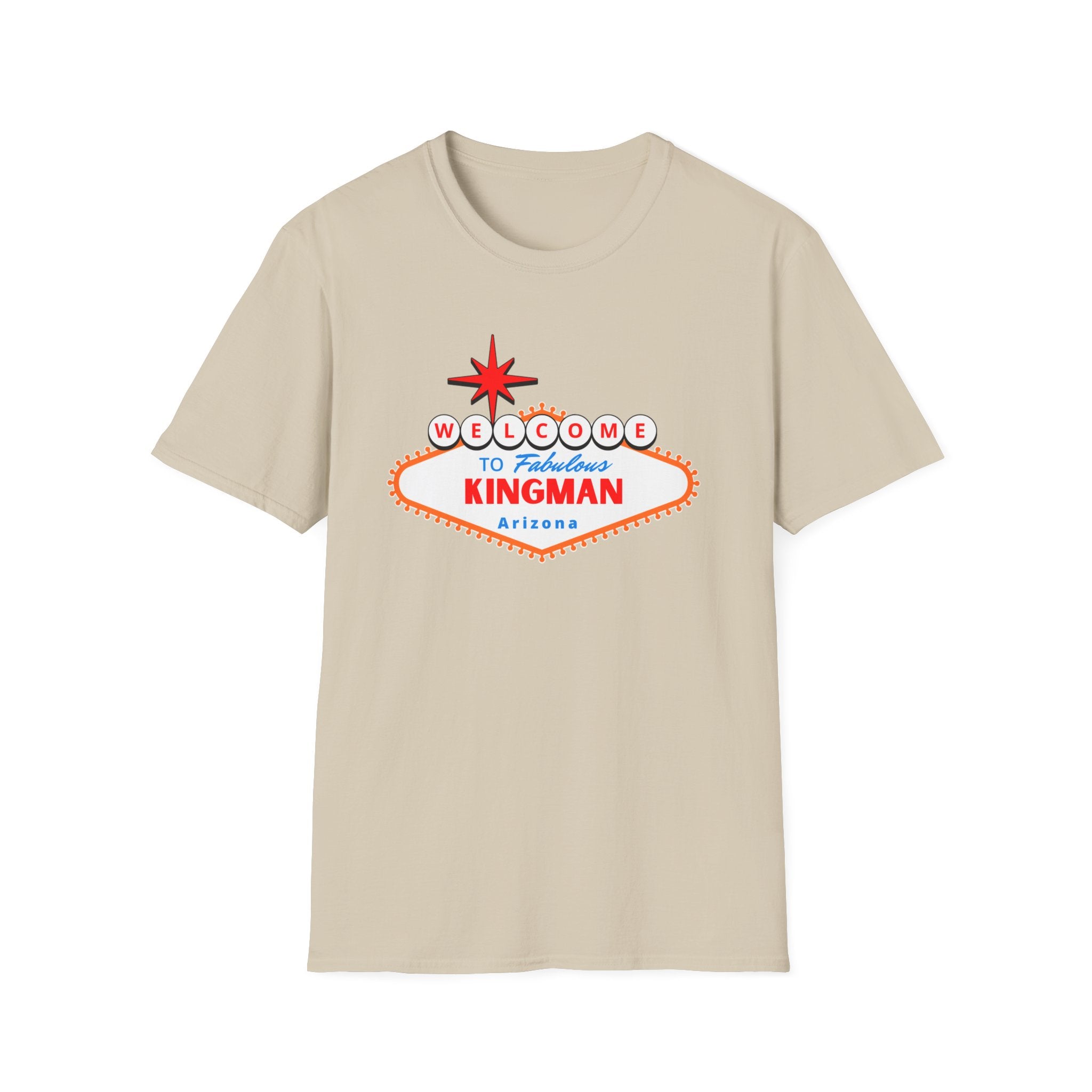 Kingman Arizona Vintage Welcome Sign T-Shirt