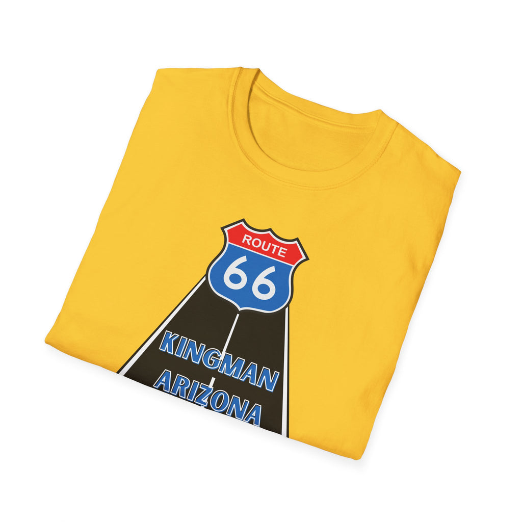 Route 66 Kingman Arizona Men's Woman's Softstyle T-Shirt