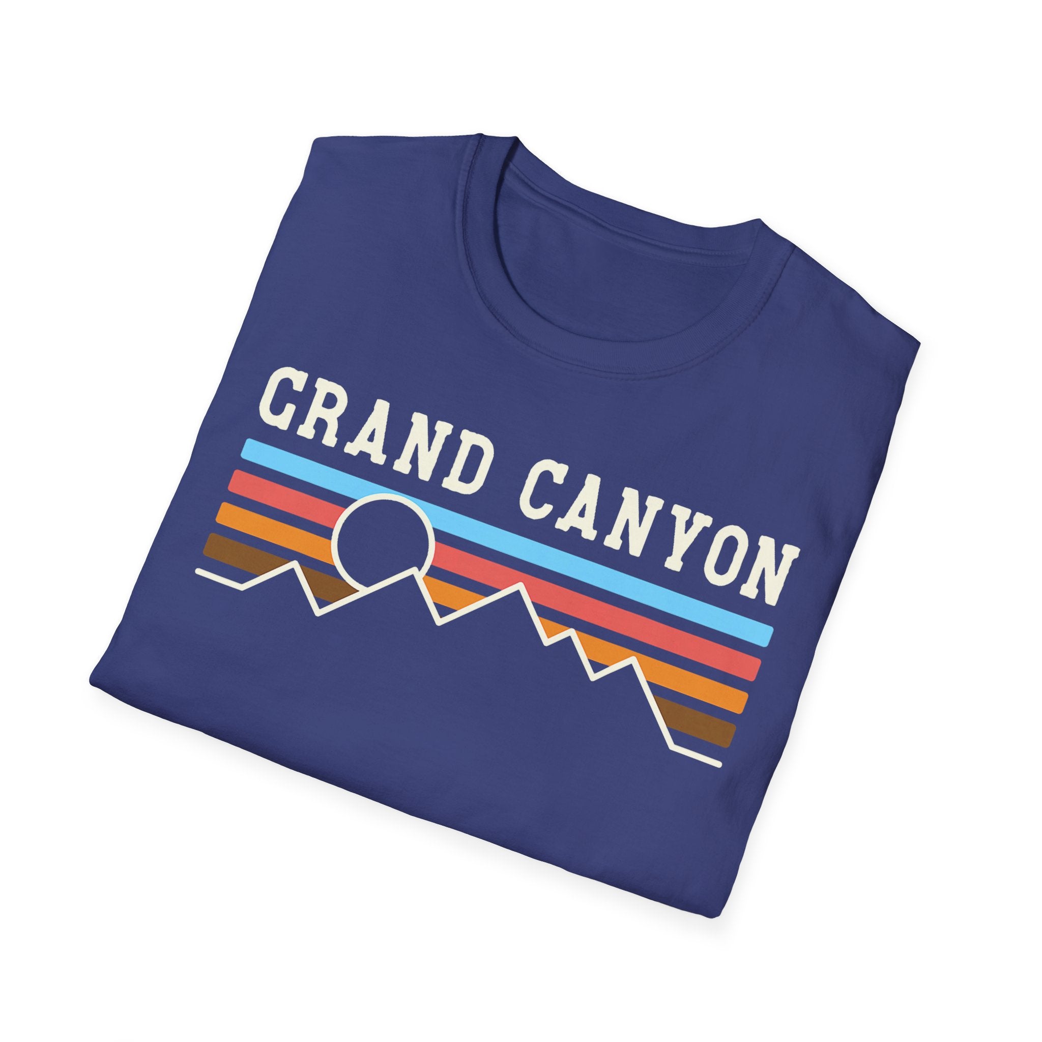 Grand Canyon Retro Sunset T-Shirt | Printed Front and Back National Park Landscape