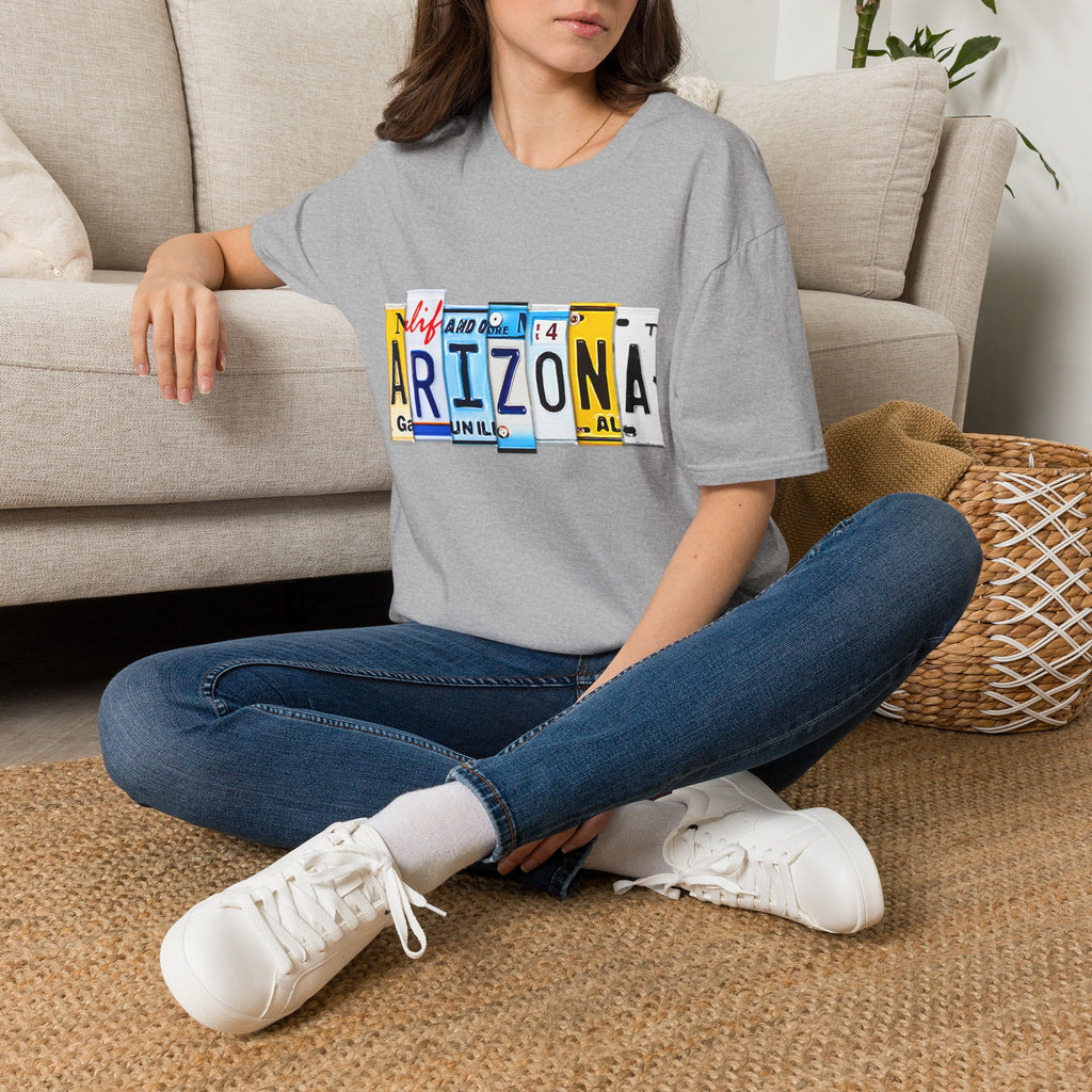 Arizona License Plate Collage T-Shirt | State Graphic Tee