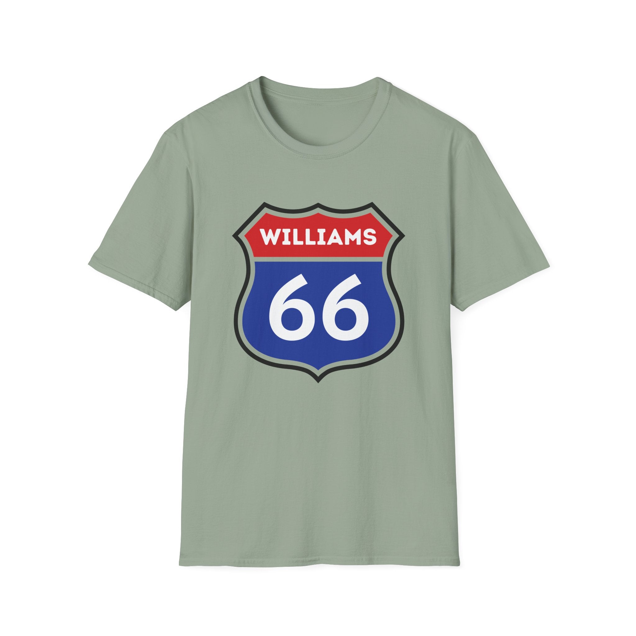 Williams 66 Shield T-Shirt | Route 66 Road Sign Shirt
