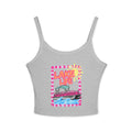 Lake Life Boat Graphic Tank Top | Retro Sunset Lakeside Design
