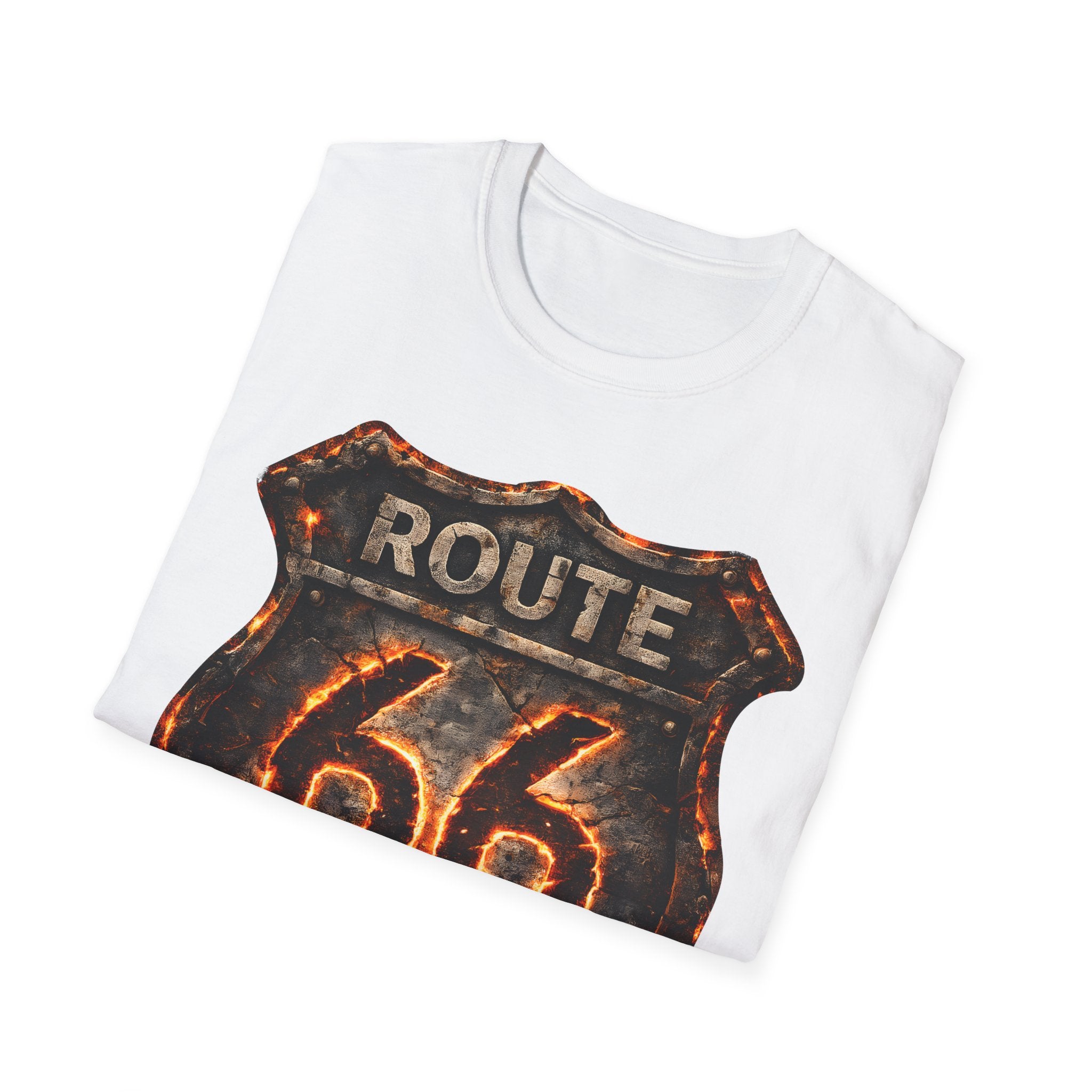 Vintage Route 66 Shield T-Shirt | Retro Road Trip Sign