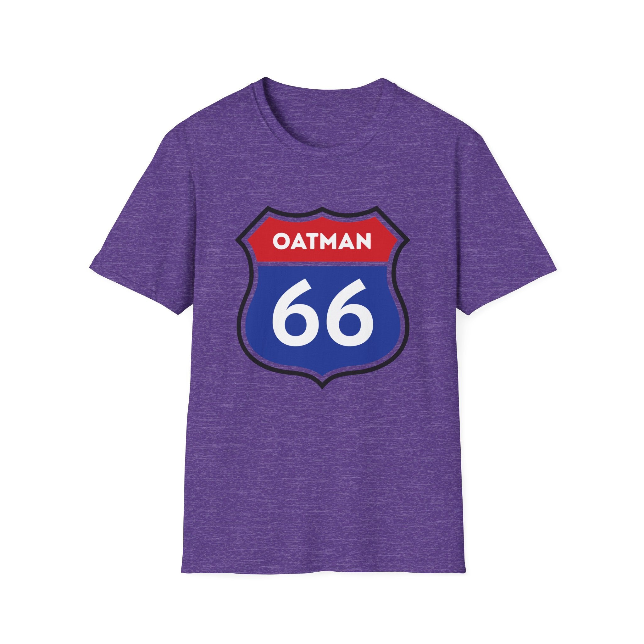 Oatman 66 Shield T-Shirt | Route 66 Roadtrip Sign Tee