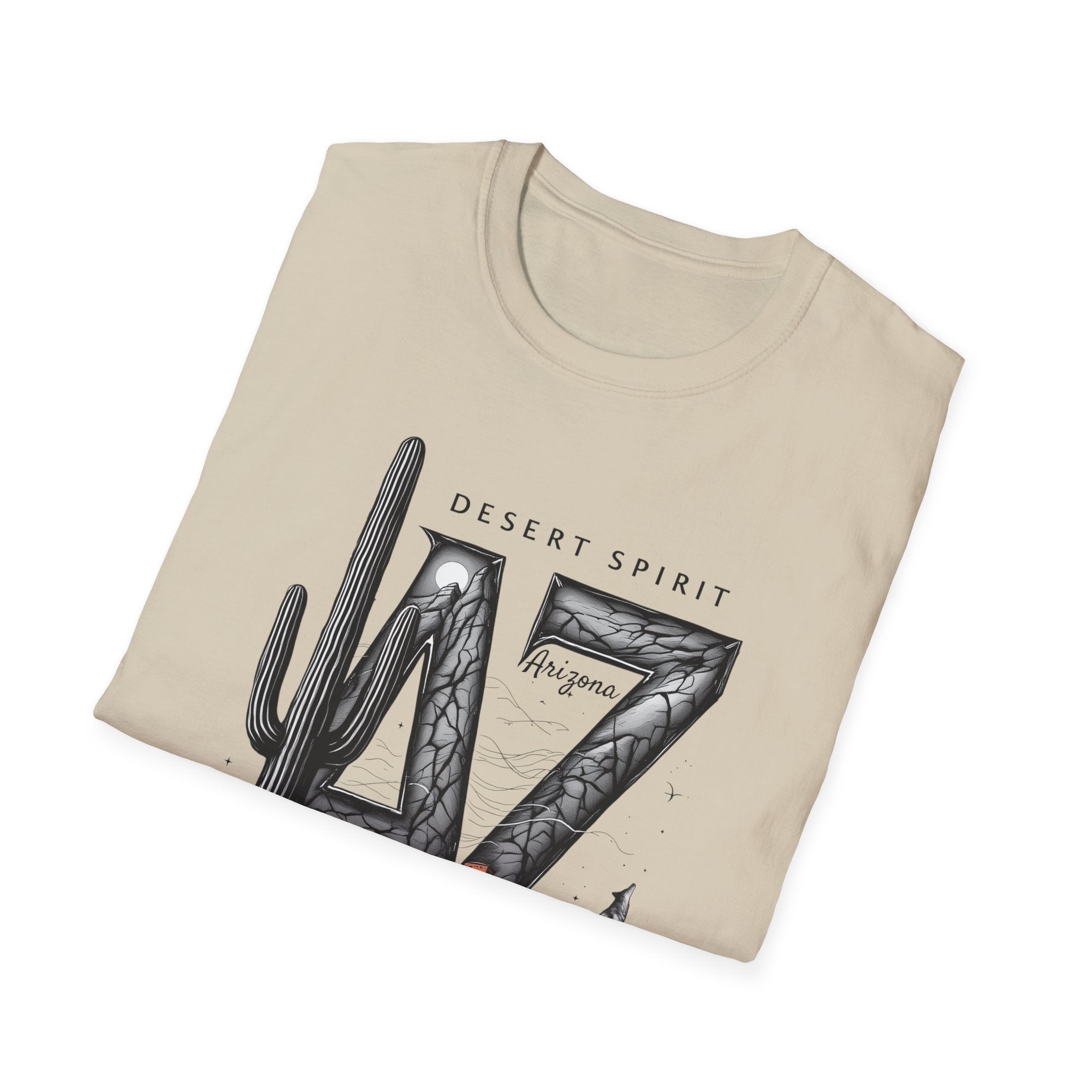 Arizona Desert Spirit T-Shirt | AZ Cactus Southwest Illustration