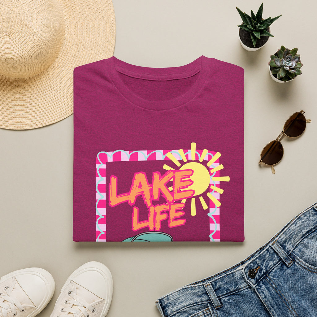 Lake Life Pontoon Boat T-Shirt | Summer Lake Vibes