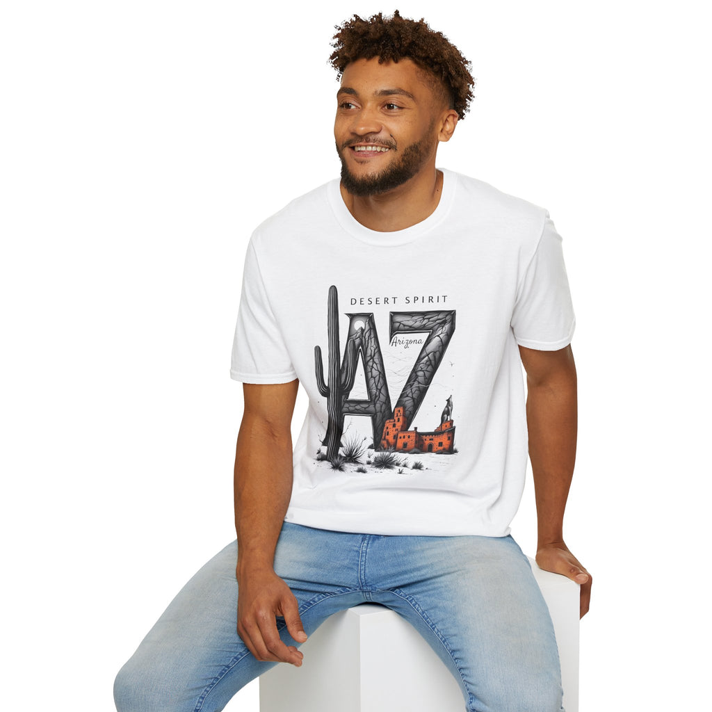 Arizona Desert Spirit T-Shirt | AZ Cactus Southwest Illustration