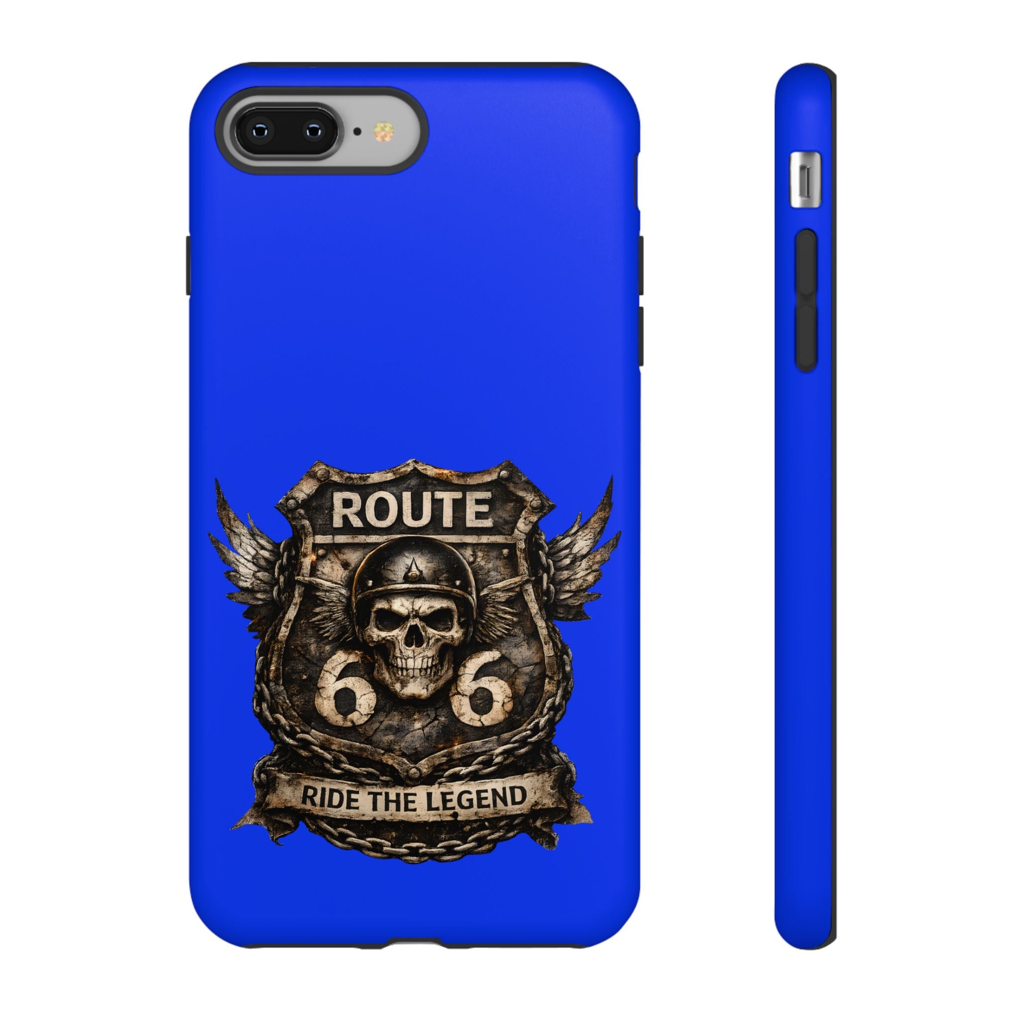 Route 66 Skull Helmet phone case | Motorcycle emblem, Ride the Legend