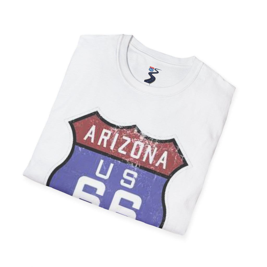 Arizona US 66 Shield T-Shirt | Route 66 Vintage Sign Tee