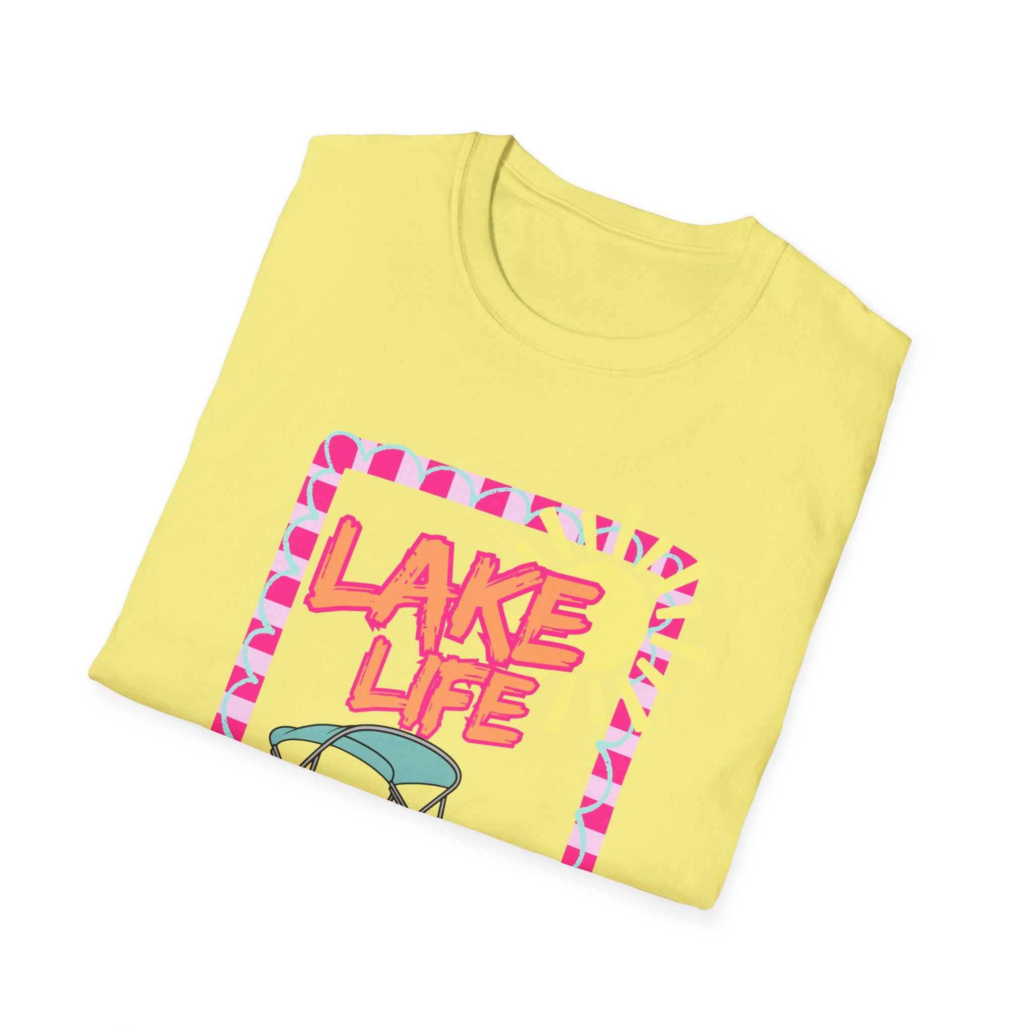 Lake Life Pontoon Boat T-Shirt | Summer Lake Vibes