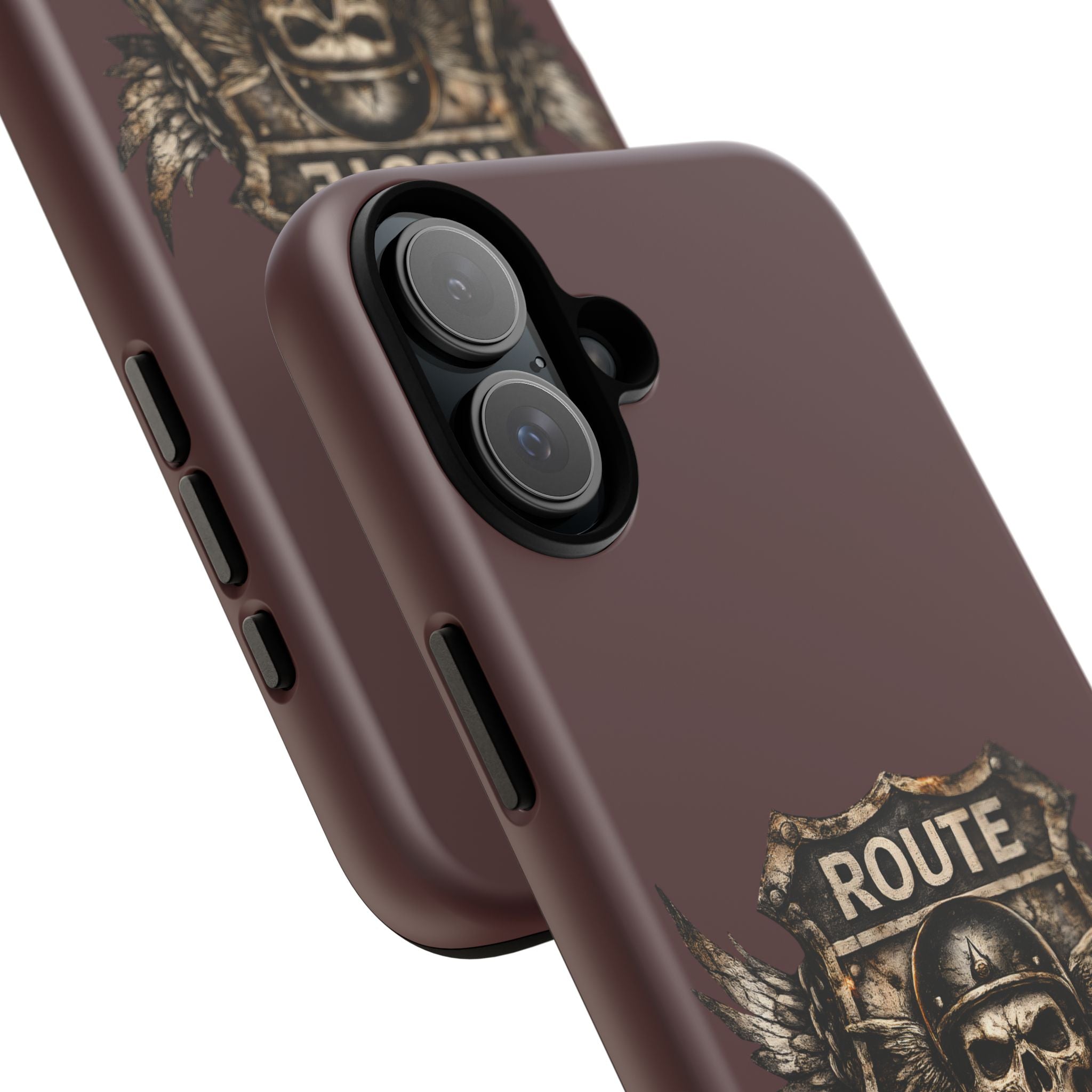 Route 66 Skull Helmet phone case | Motorcycle emblem, Ride the Legend