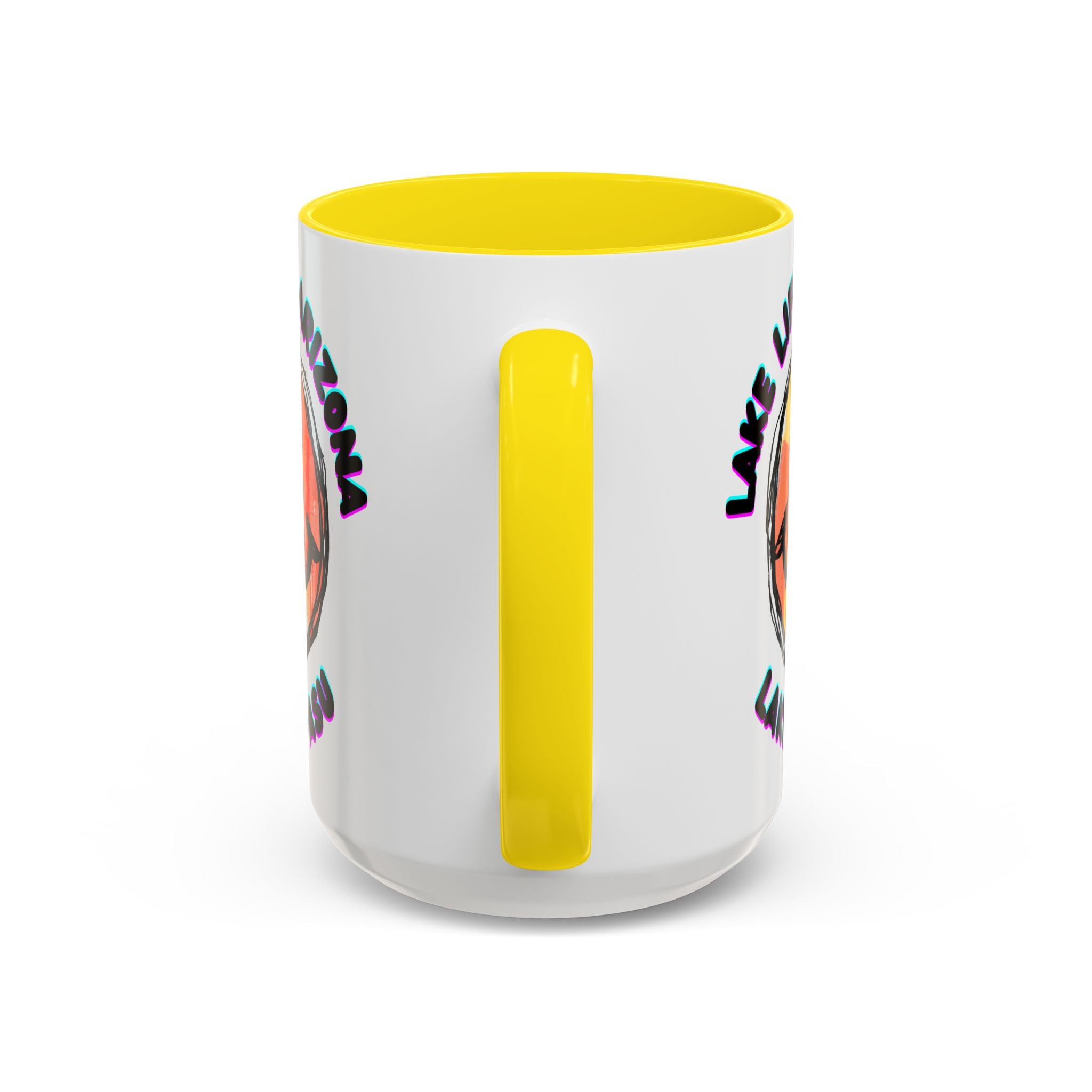 Lake Life in Arizona Smiley Mug | Lake Havasu Accent Coffee Mug