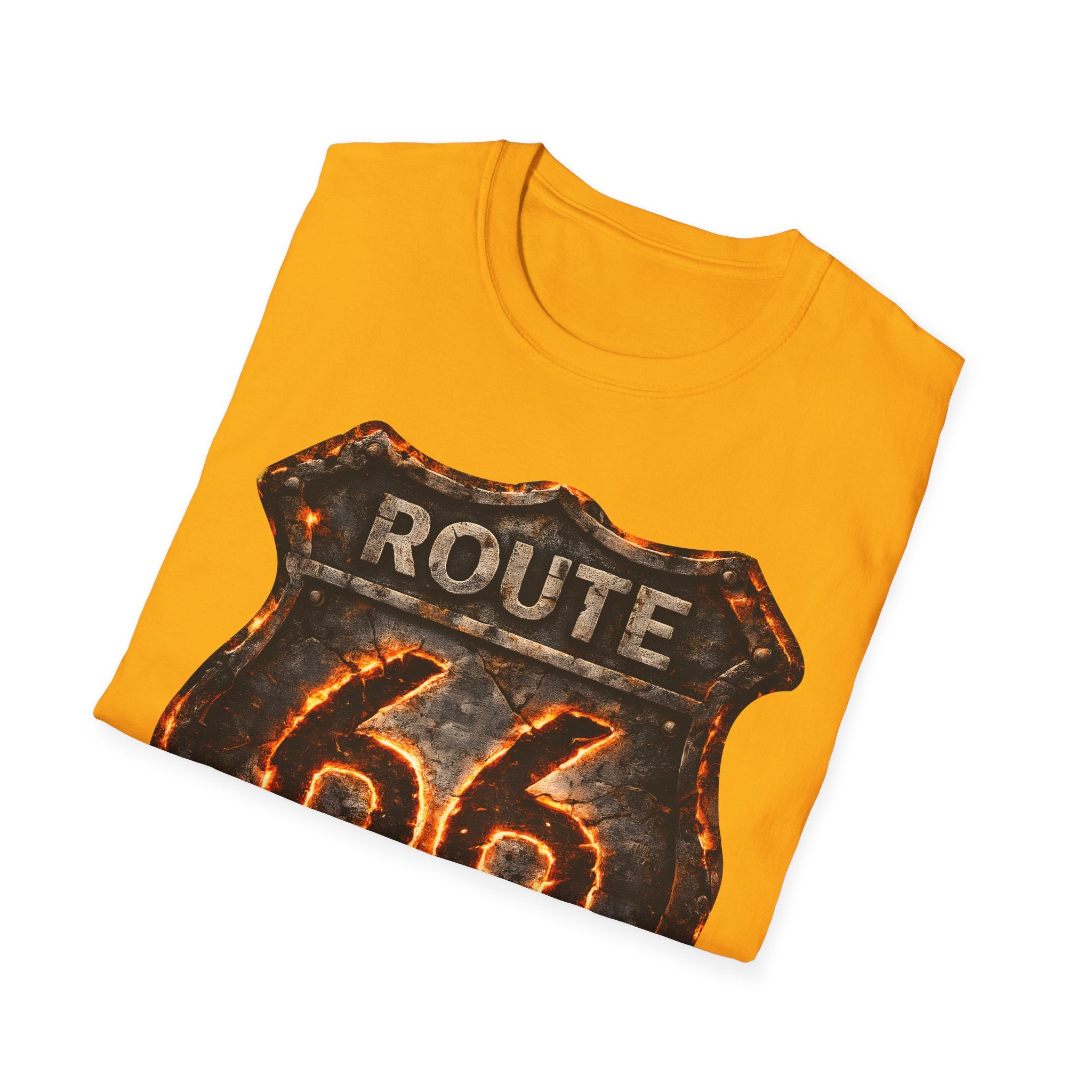 Vintage Route 66 Shield T-Shirt | Retro Road Trip Sign