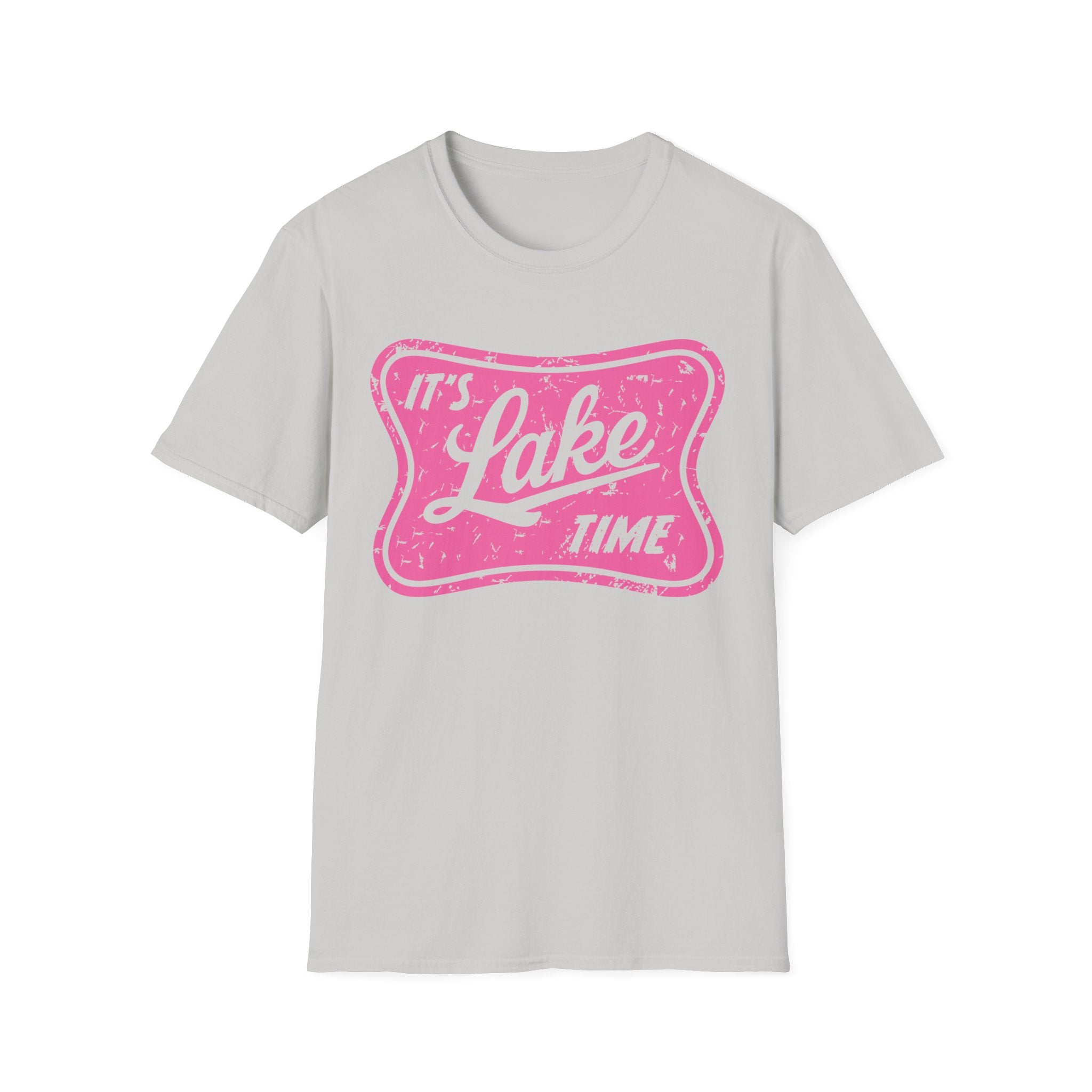 Lake Life Graphic Tee | Its Lake Time T-Shirt, Unisex Softstyle Tee, Womans Girls Teens, Summer Outdoor Tee, Lake Lover Gift