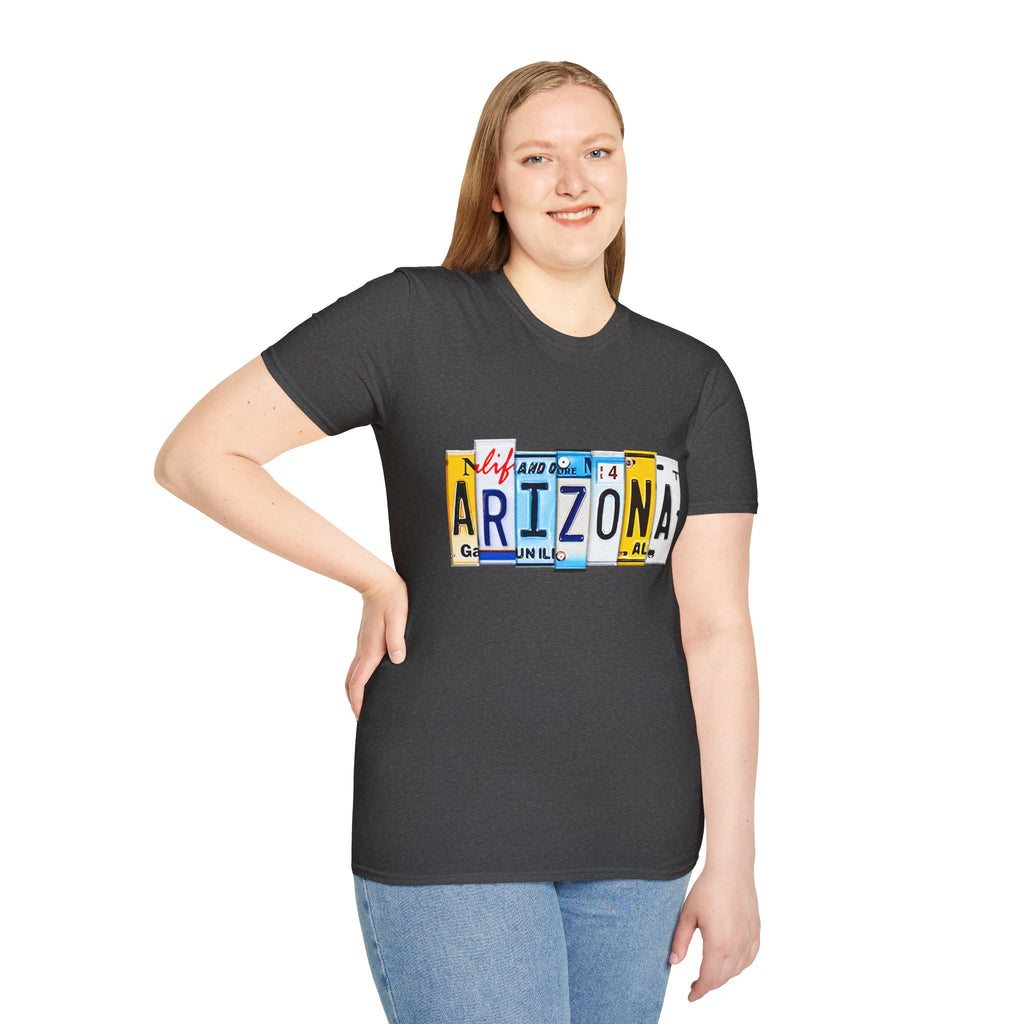 Arizona License Plate Collage T-Shirt | State Graphic Tee