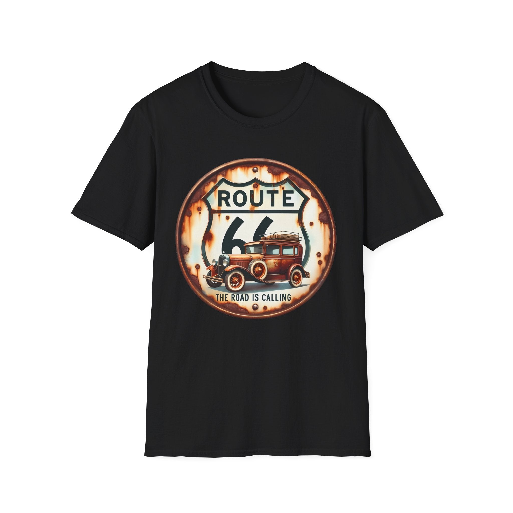 Route 66 Vintage Ford Model T Bonnie Clyde Special T-Shirt | The Road Is Calling