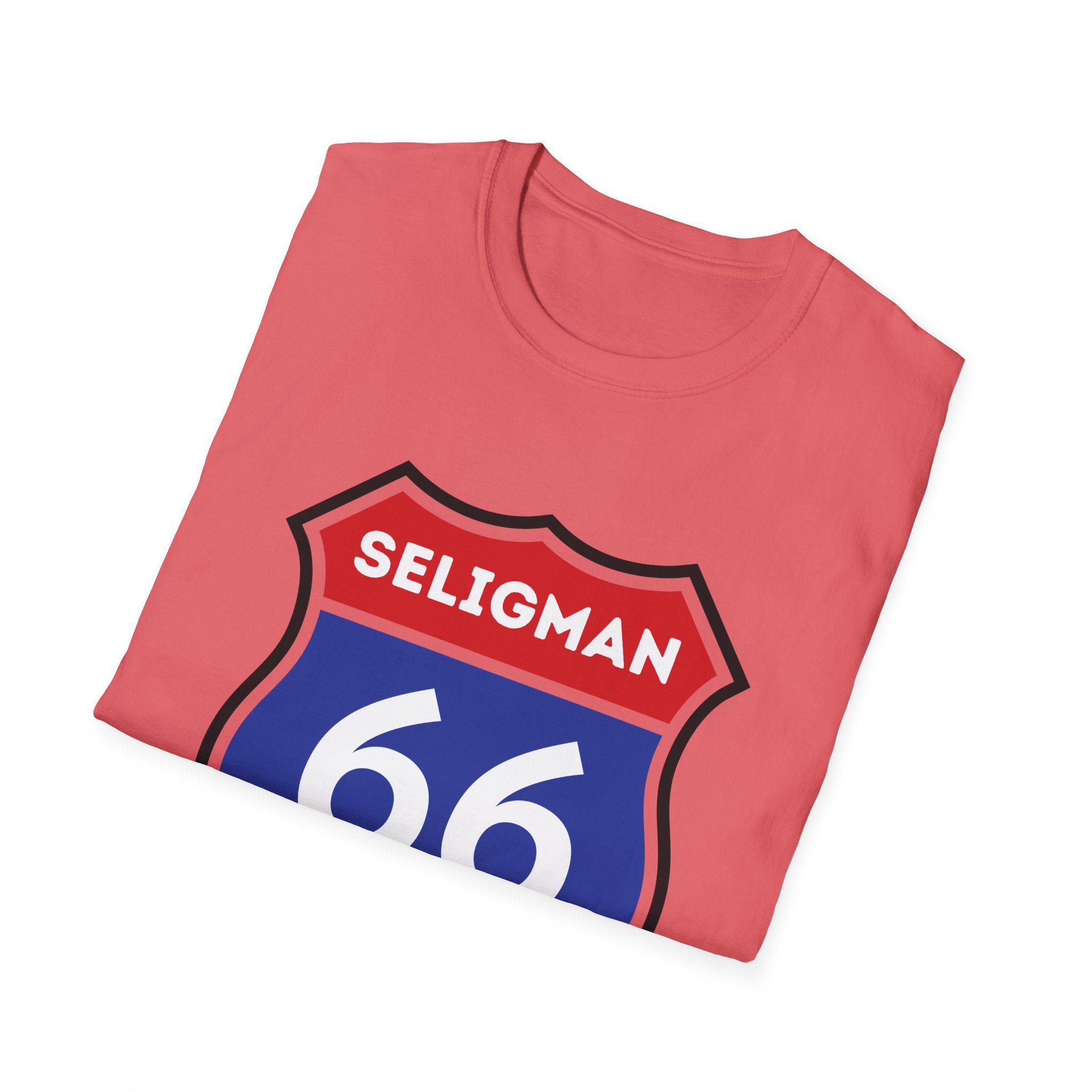 Seligman 66 Shield T-Shirt | Route 66 Roadsign Tee