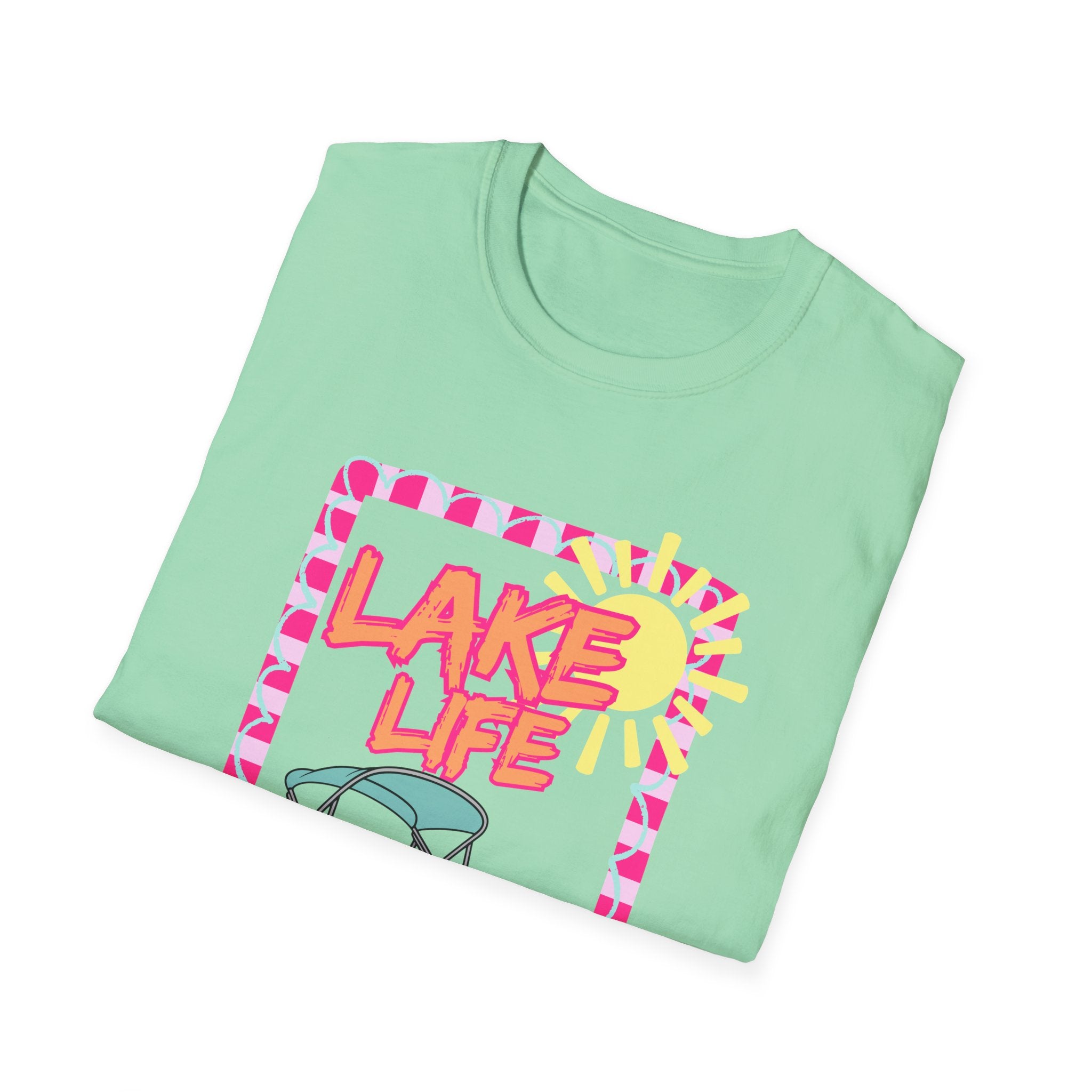 Lake Life Pontoon Boat T-Shirt | Summer Lake Vibes