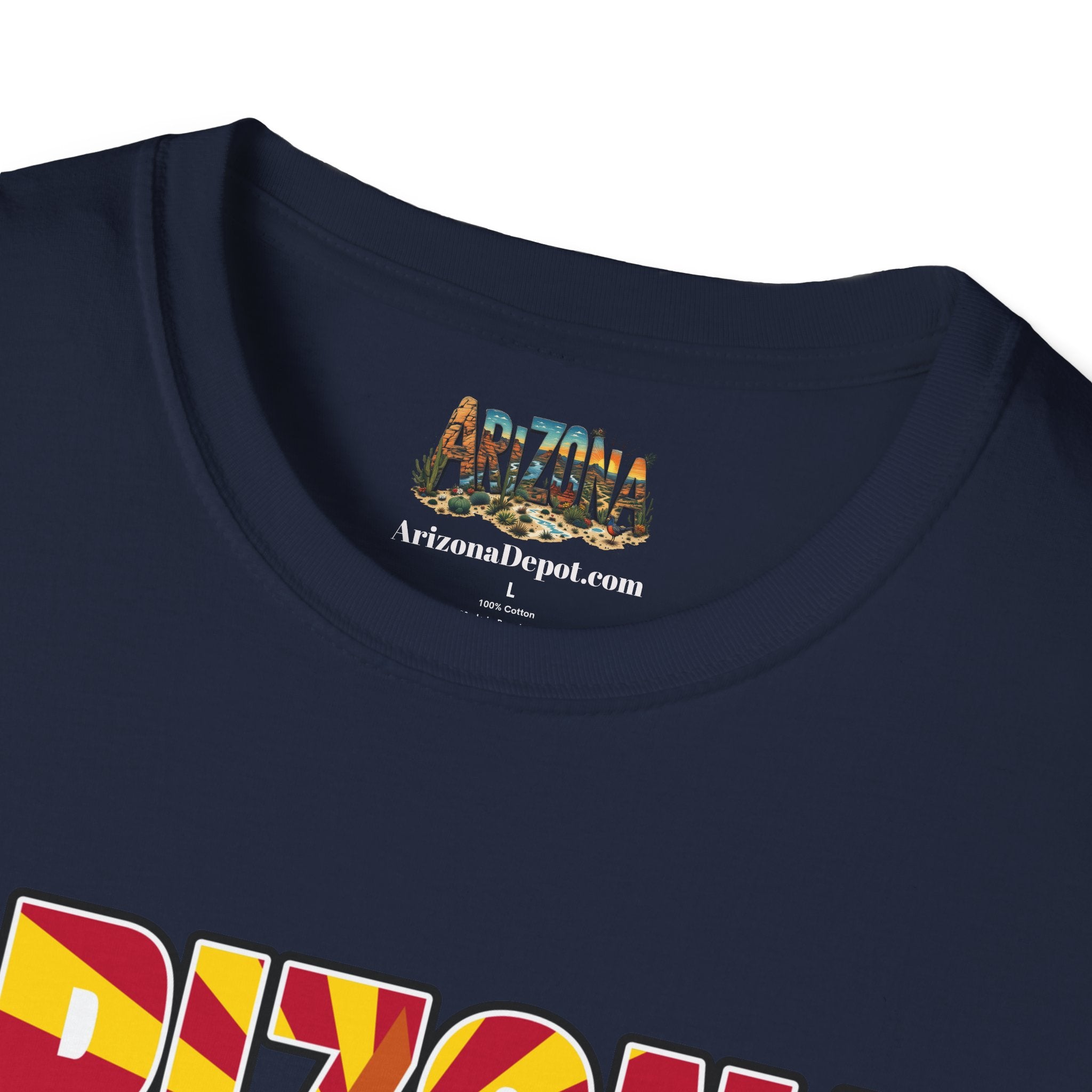 Arizona Retro Logo T‑Shirt — Vintage Sunset State Pride Tee