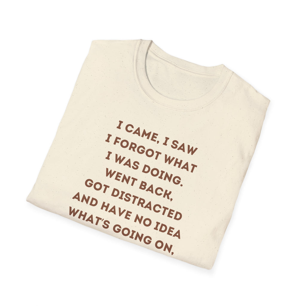 Funny Coffee Quote T-Shirt for Coffee Lovers, Humor Tee, Gift for Him/Her, Perfect for Birthdays, Housewarming, Casual Wear