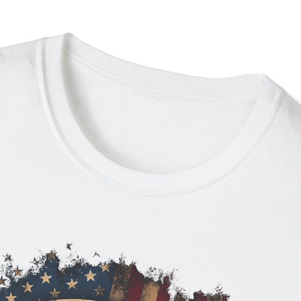 Memorial Day Remember & Honor T-Shirt | Soldier Silhouette American Flag