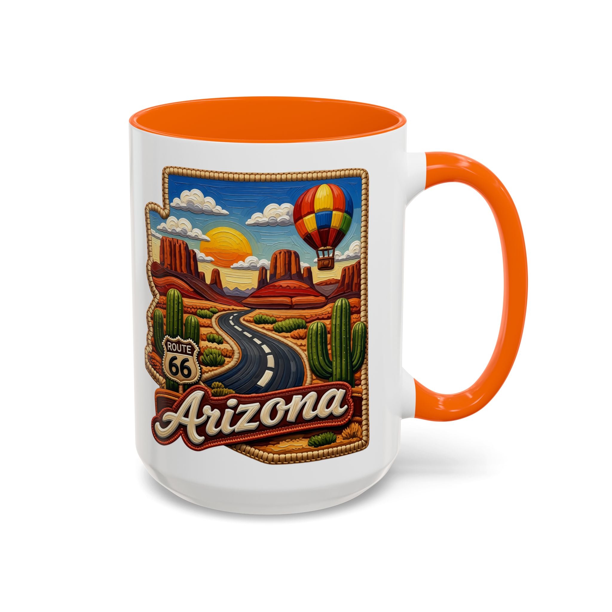 Arizona Route 66 Desert Scenic Mug | Accent Coffee Mug