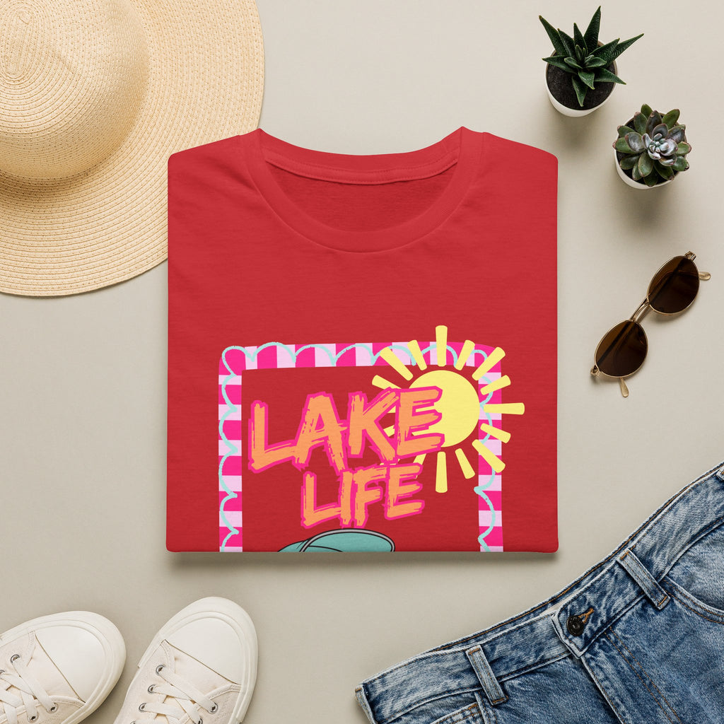 Lake Life Pontoon Boat T-Shirt | Summer Lake Vibes