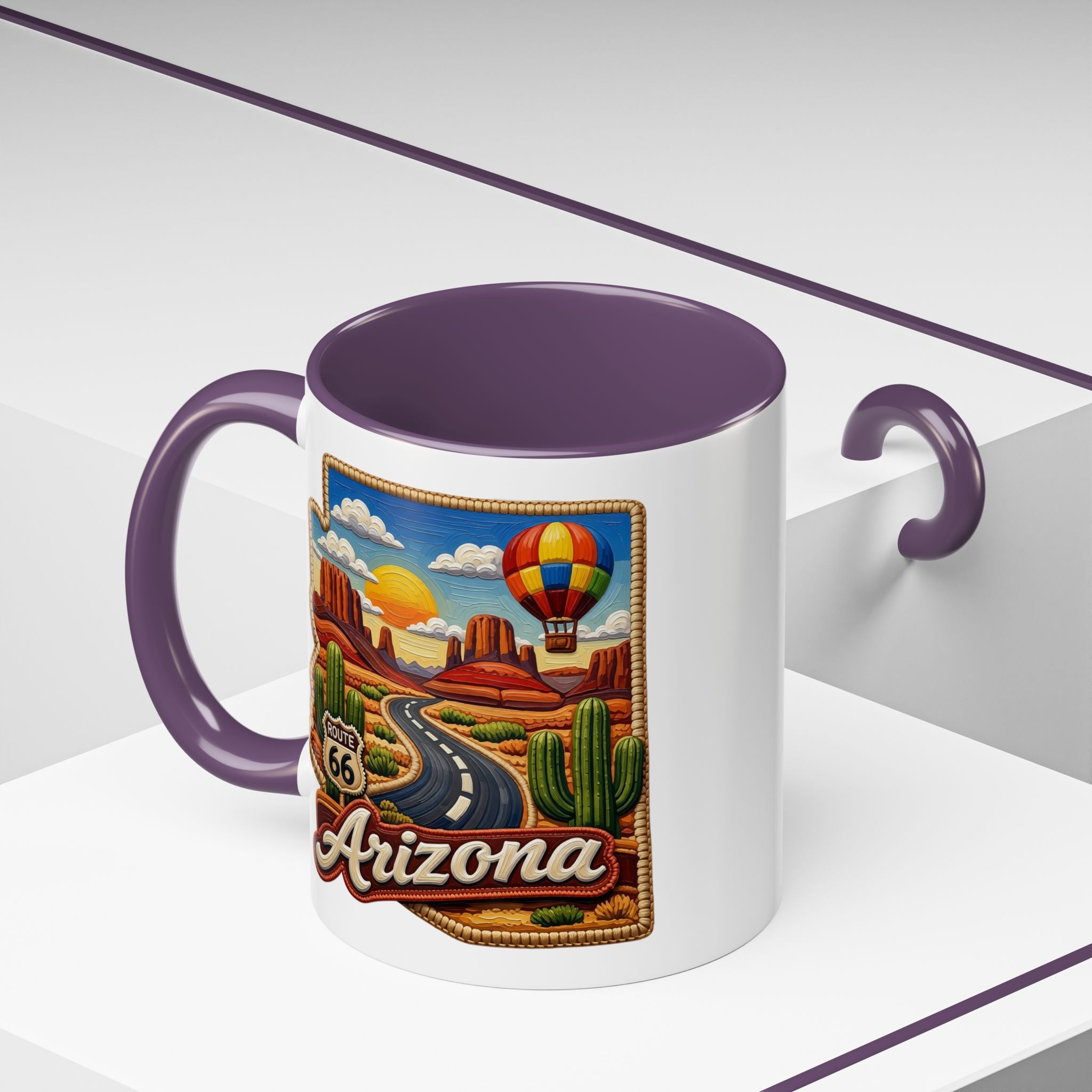 Arizona Route 66 Desert Scenic Mug | Accent Coffee Mug