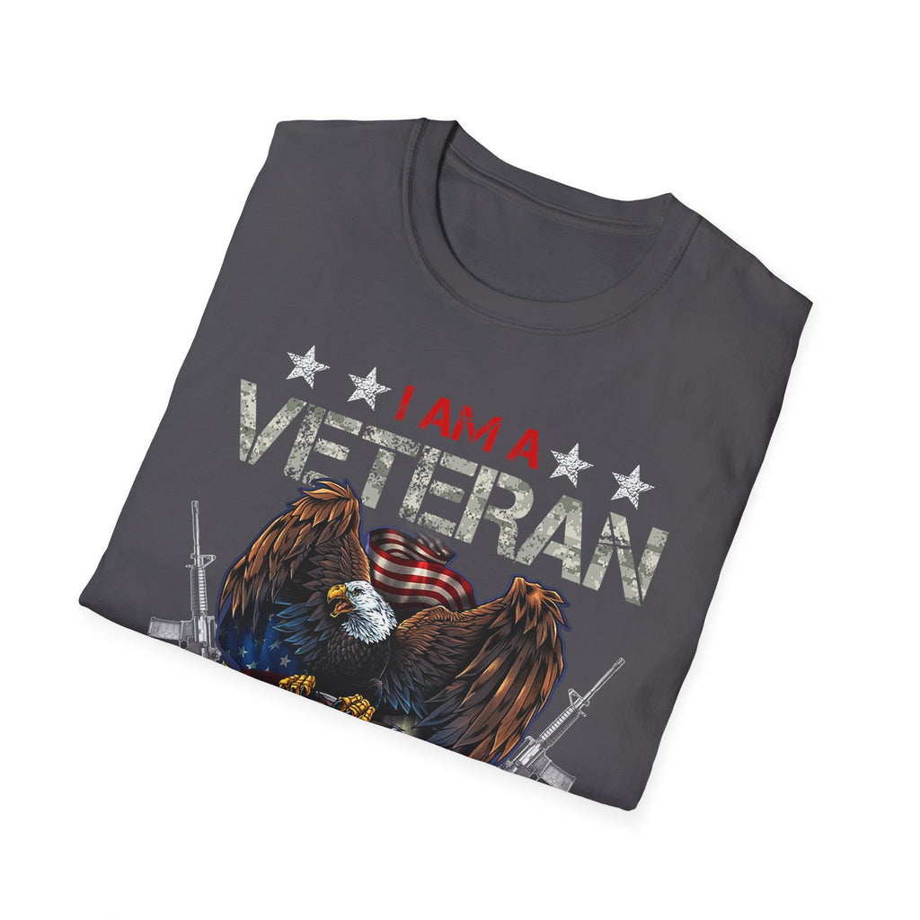 I Am Veteran My Oath Never Expires T-Shirt | Eagle American Flag Military Pride