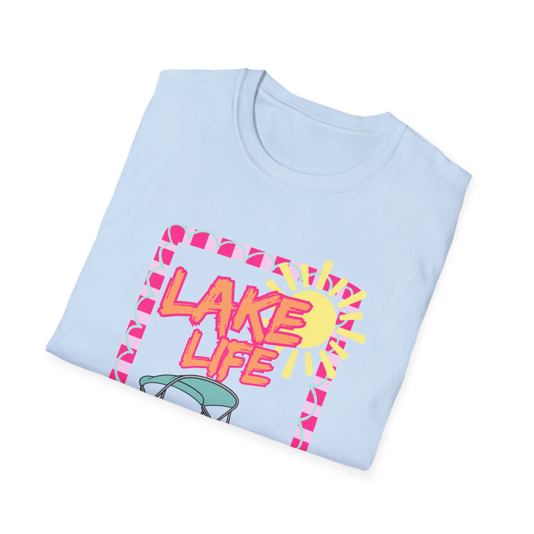 Lake Life Pontoon Boat T-Shirt | Summer Lake Vibes