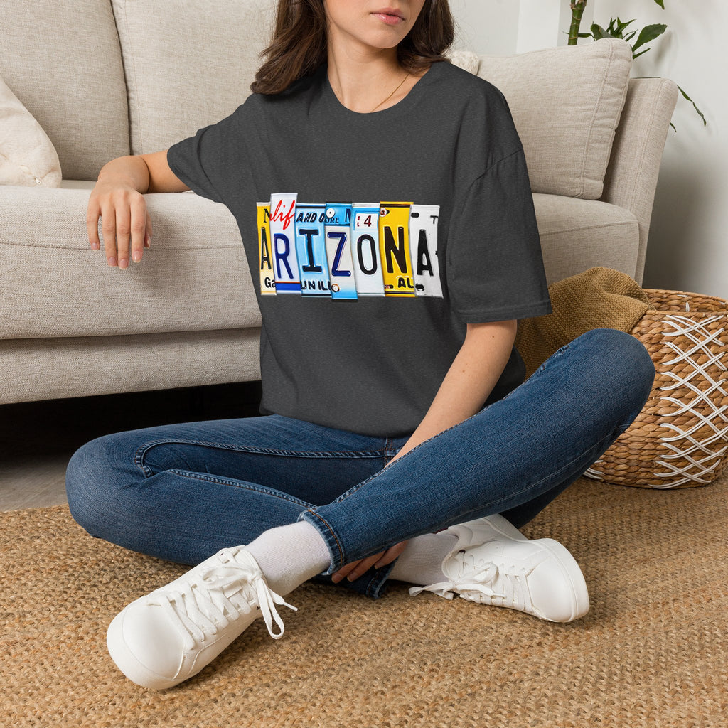 Arizona License Plate Collage T-Shirt | State Graphic Tee