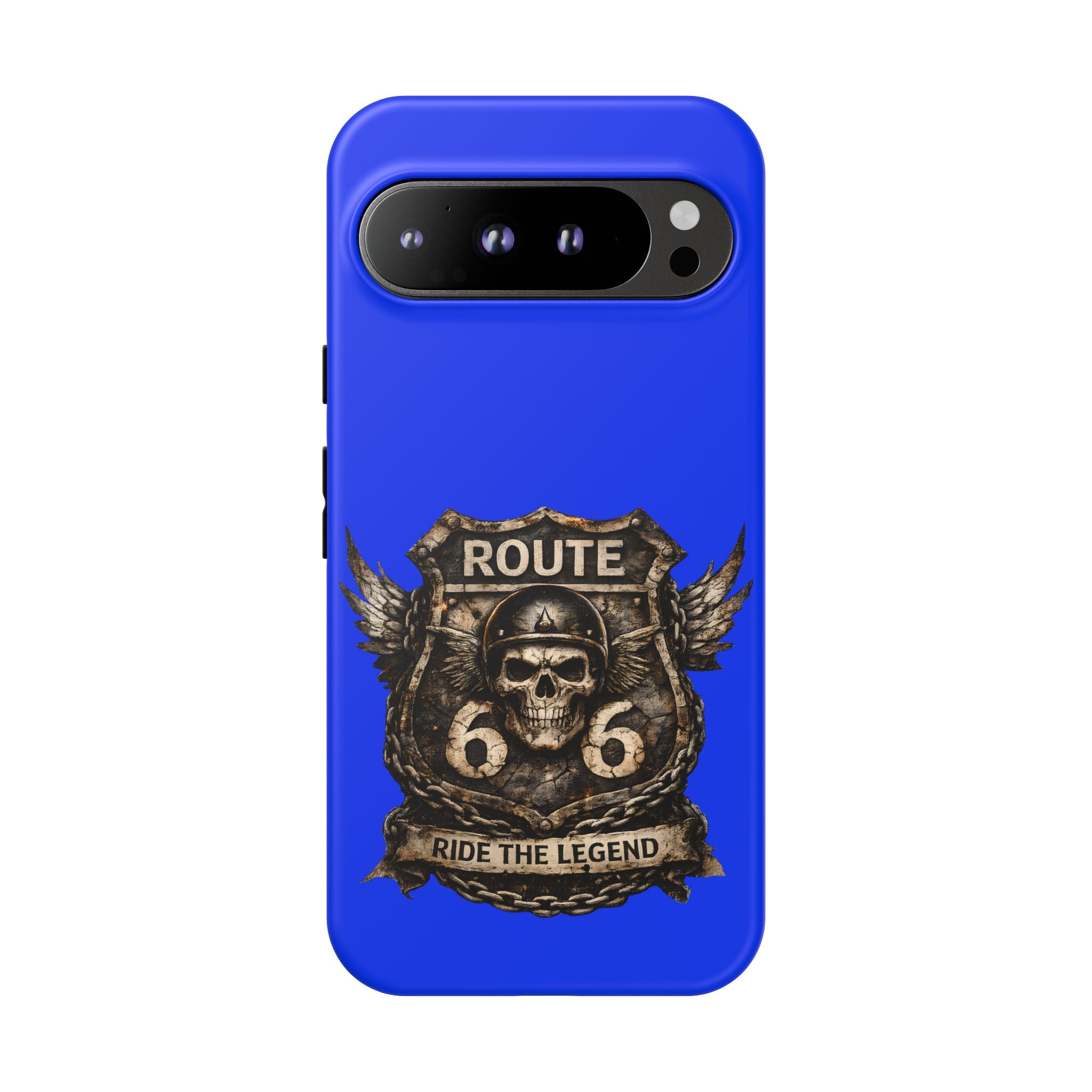 Route 66 Skull Helmet phone case | Motorcycle emblem, Ride the Legend