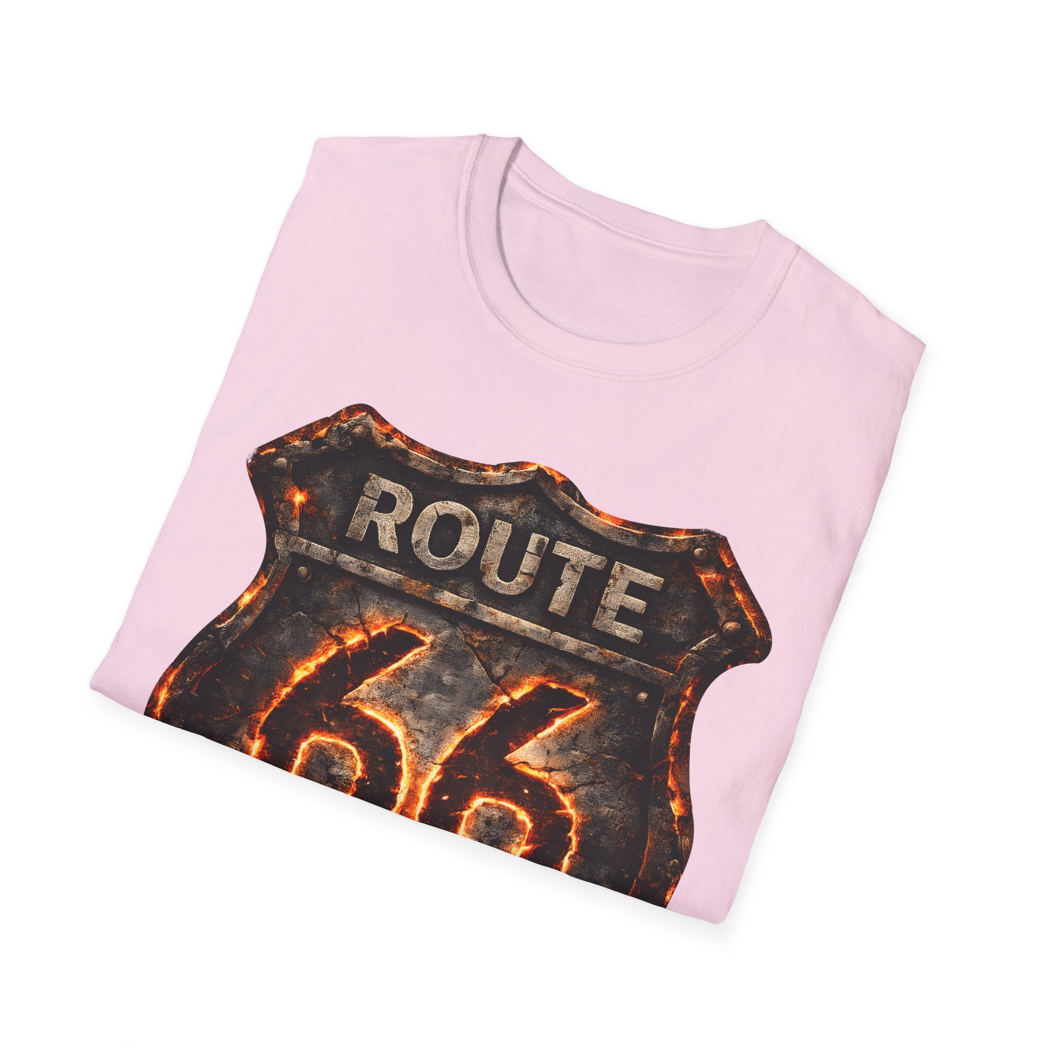 Vintage Route 66 Shield T-Shirt | Retro Road Trip Sign