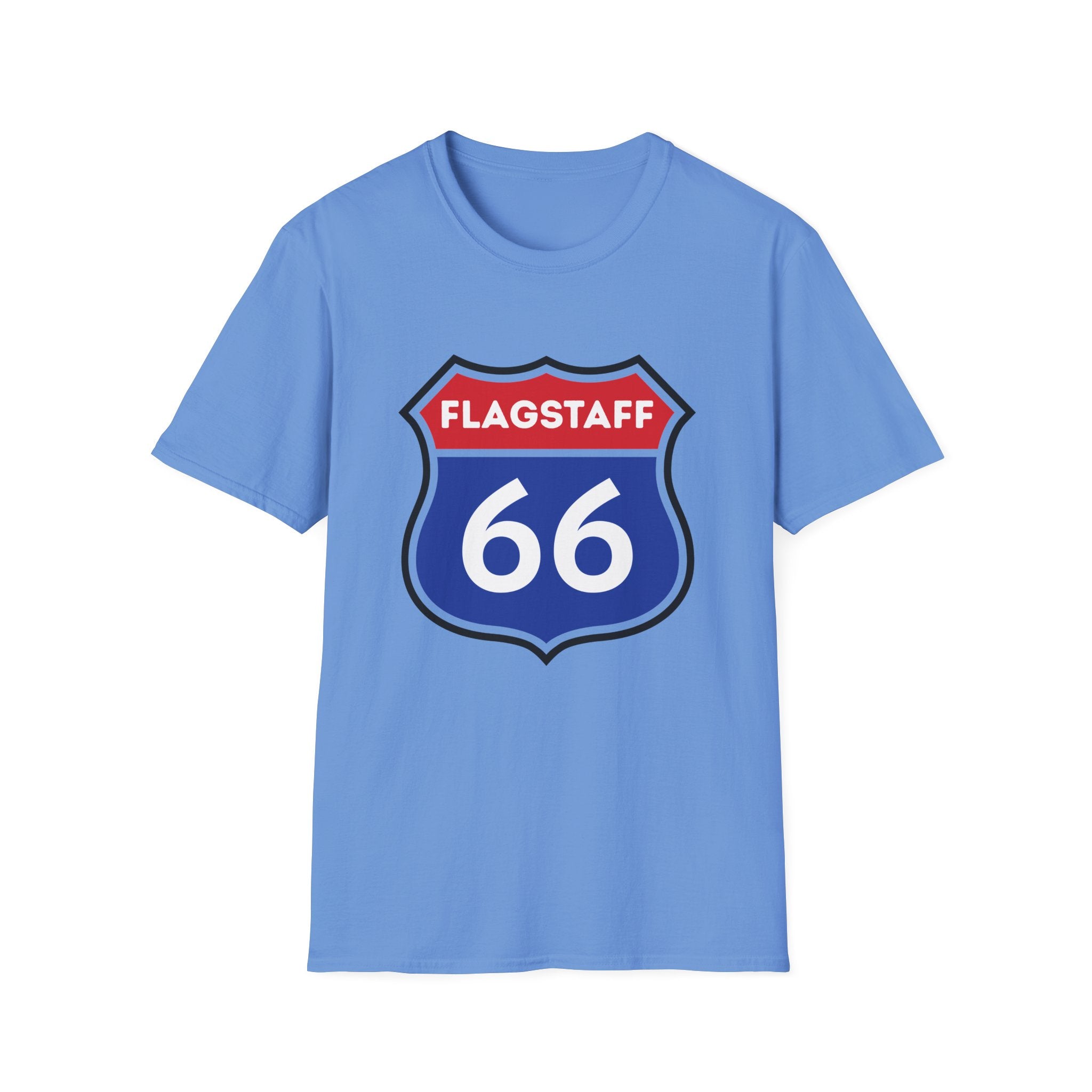 Flagstaff Route 66 Shield T-Shirt | Vintage Highway Sign Tee