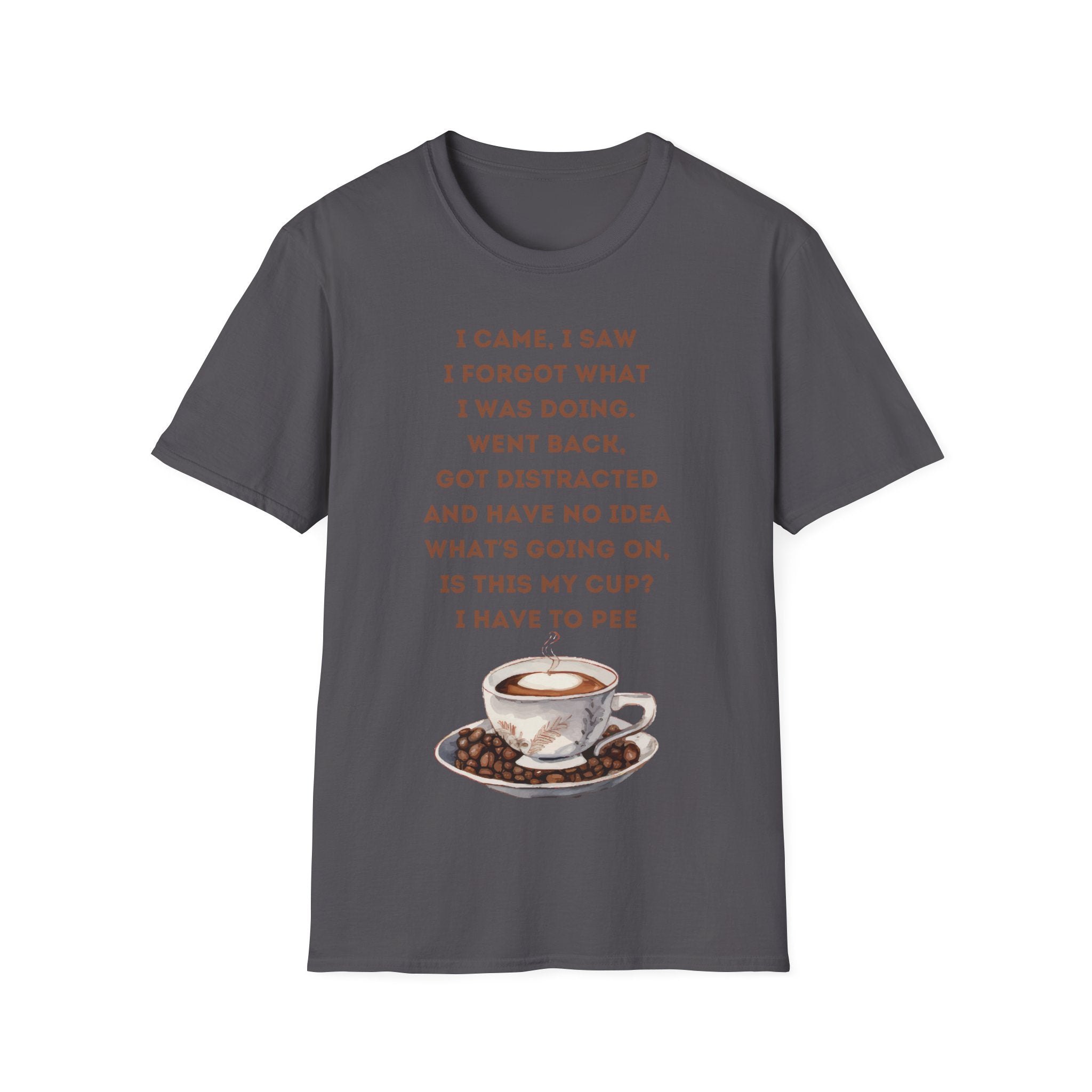 Funny Coffee Quote T-Shirt for Coffee Lovers, Humor Tee, Gift for Him/Her, Perfect for Birthdays, Housewarming, Casual Wear