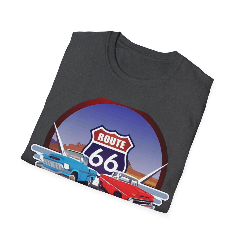 Route 66 Kingman Arizona Softstyle T-Shirt, Vintage Tee, Retro Shirt, Unisex Top, Gift for Travelers