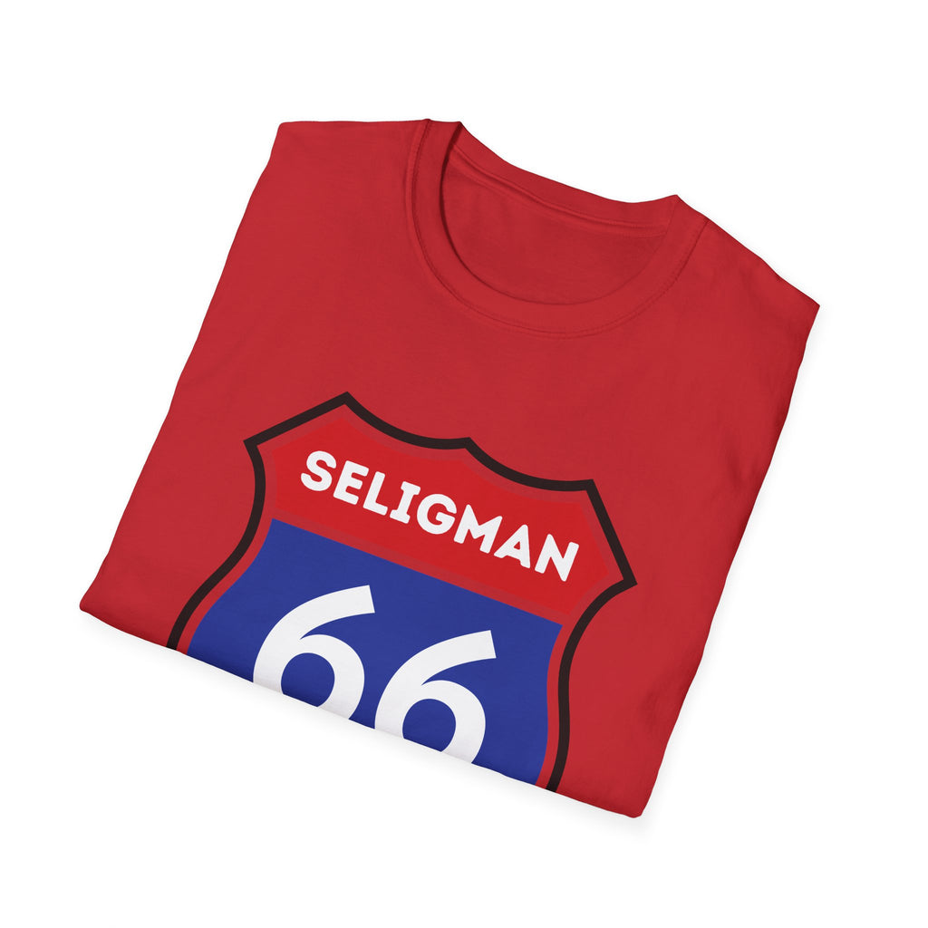 Seligman 66 Shield T-Shirt | Route 66 Roadsign Tee