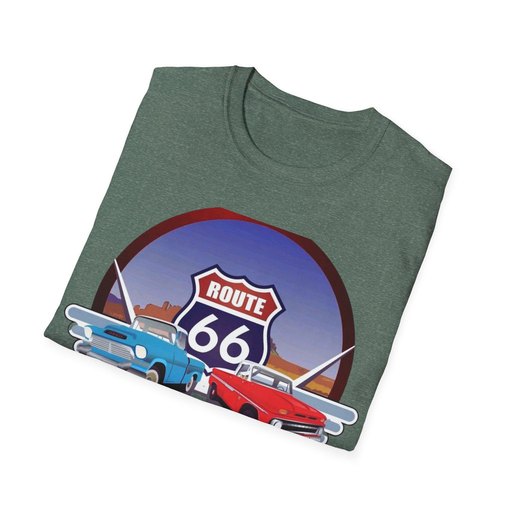 Route 66 Kingman Arizona Softstyle T-Shirt, Vintage Tee, Retro Shirt, Unisex Top, Gift for Travelers