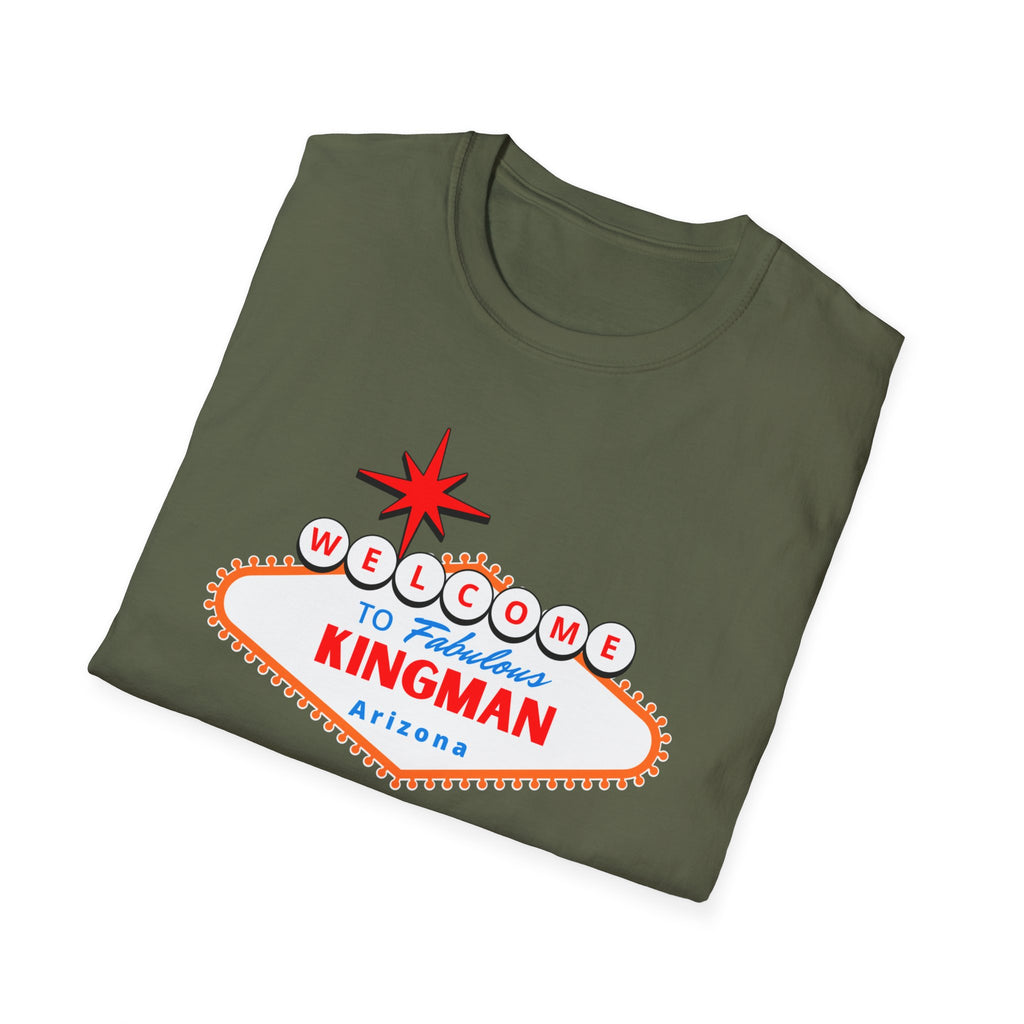 Kingman Arizona Vintage Welcome Sign T-Shirt