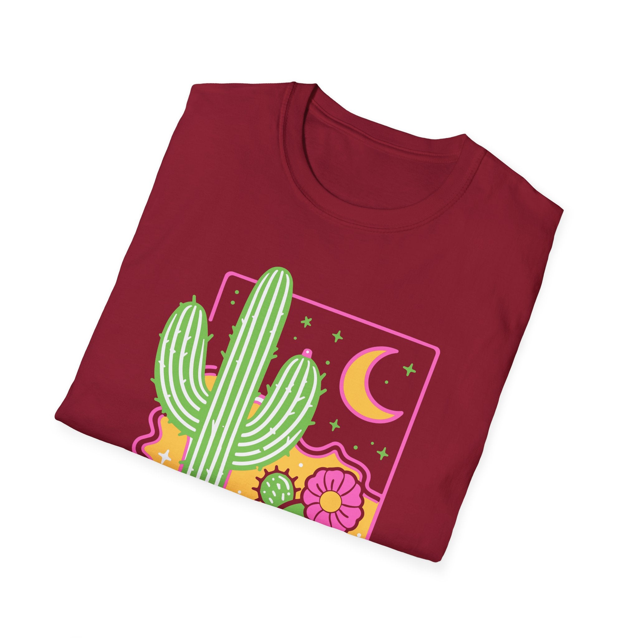 Sedona Arizona Cactus Graphic T-Shirt | Desert Floral Tee
