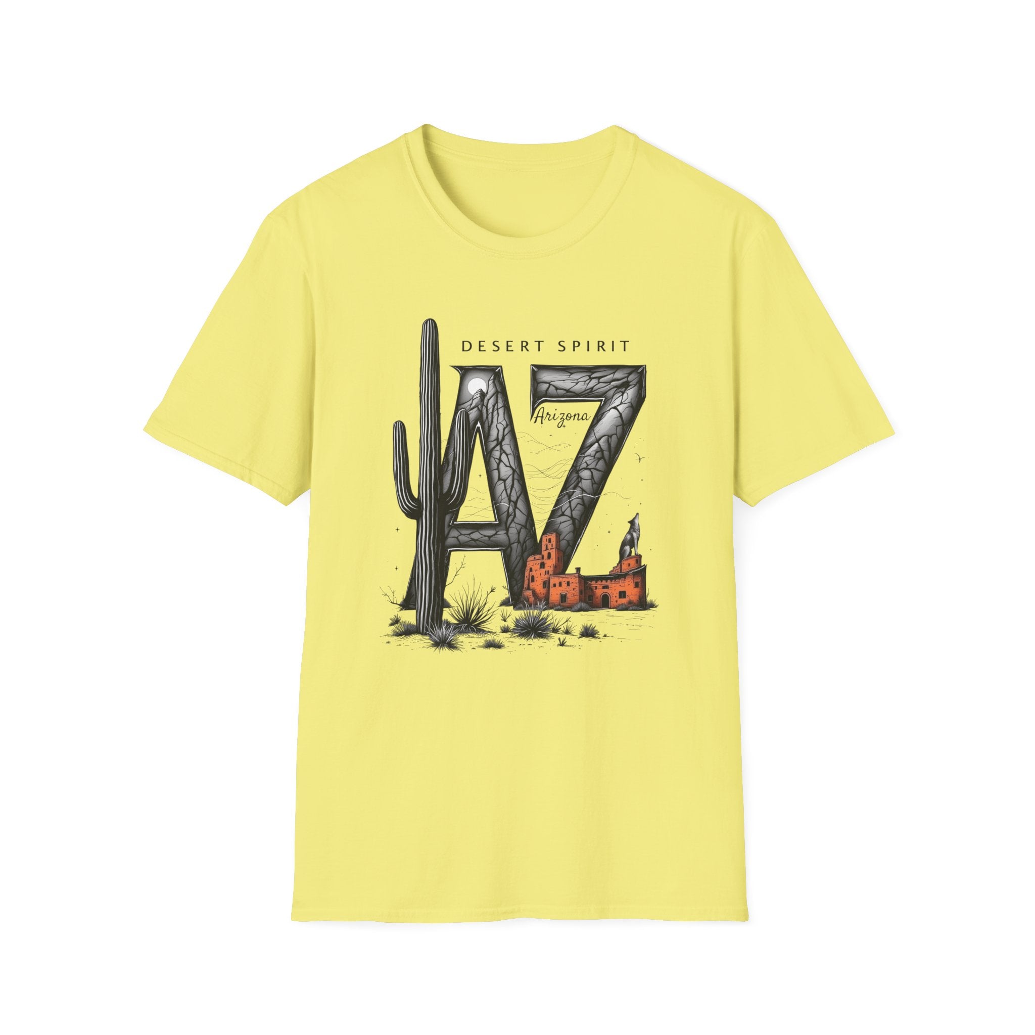 Arizona Desert Spirit T-Shirt | AZ Cactus Southwest Illustration