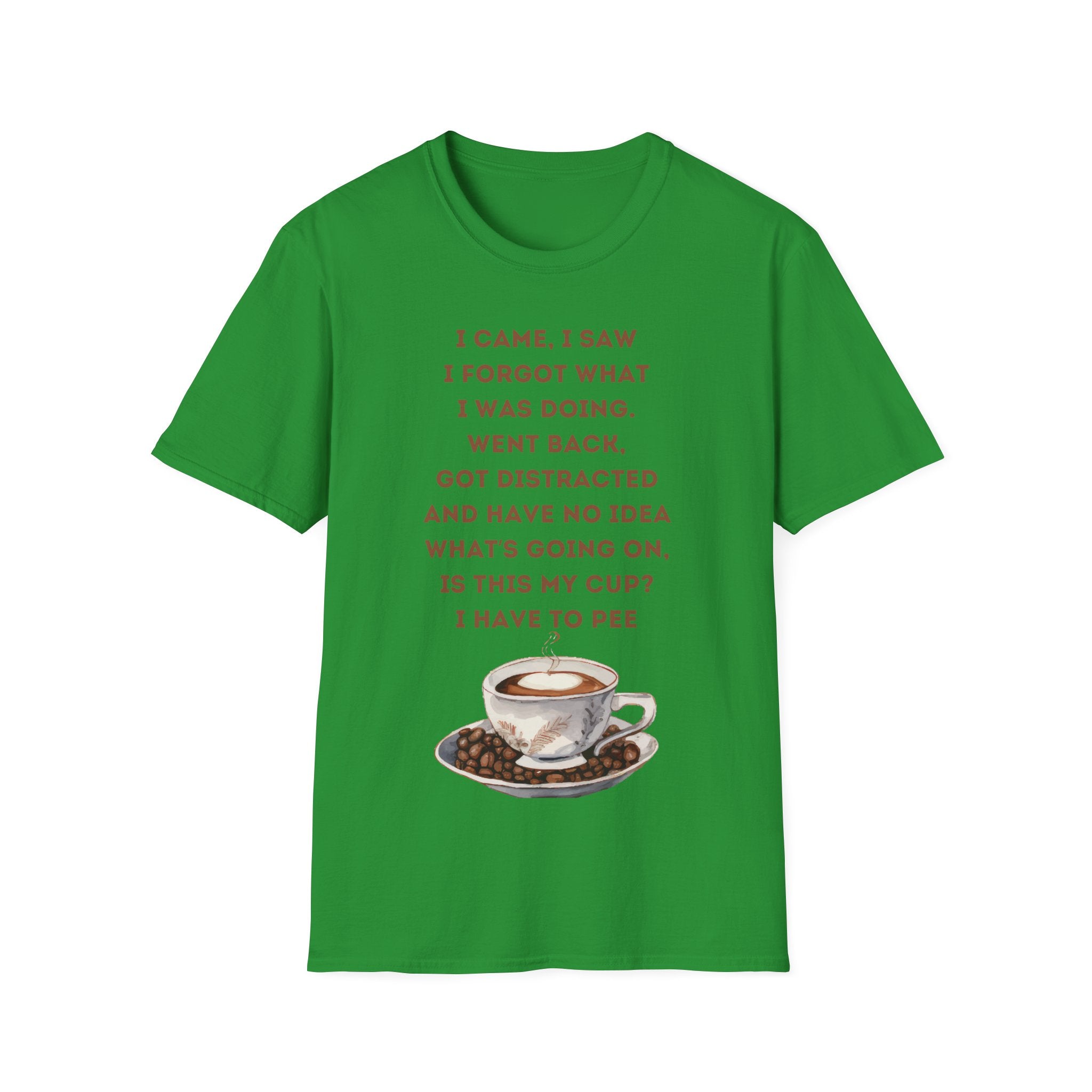 Funny Coffee Quote T-Shirt for Coffee Lovers, Humor Tee, Gift for Him/Her, Perfect for Birthdays, Housewarming, Casual Wear