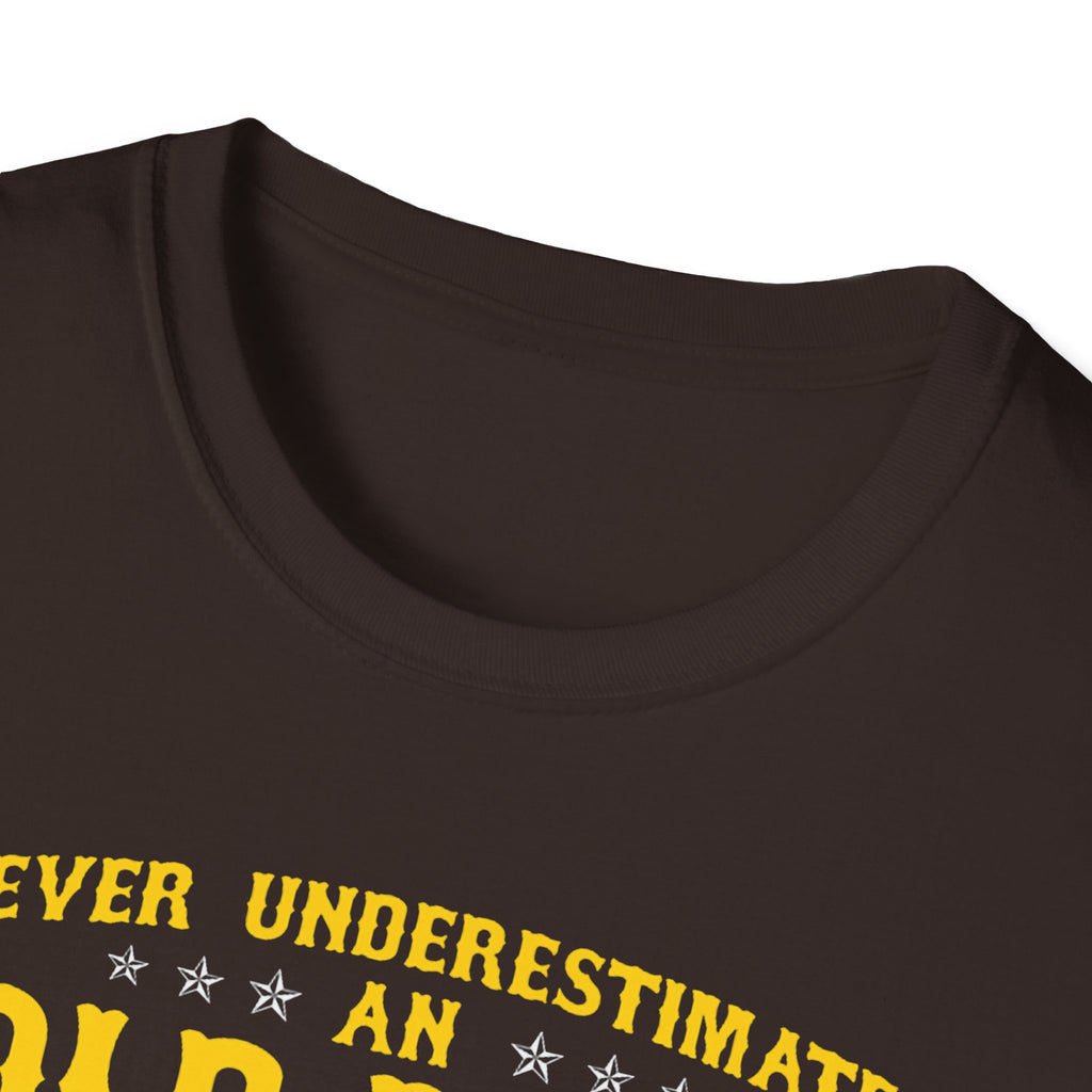 Never Underestimate an Old Man Who Is Also Vietnam Veteran T-Shirt | Military Tribute