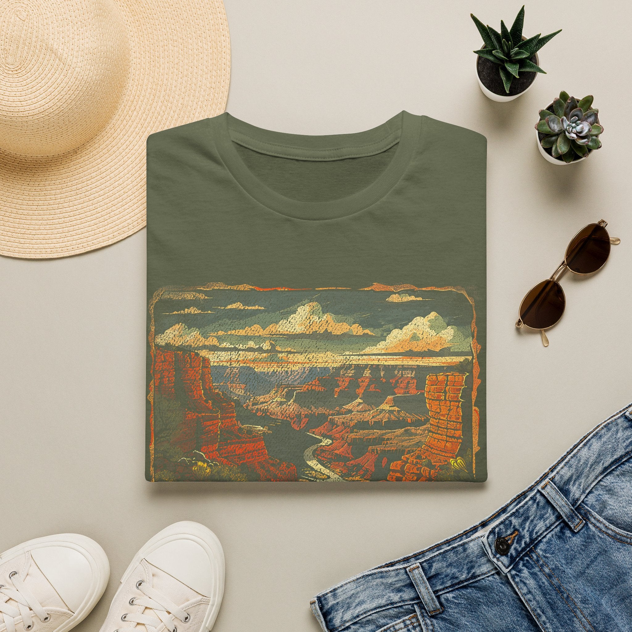 Grand Canyon Vintage National Park T-Shirt | Retro Landscape Tee