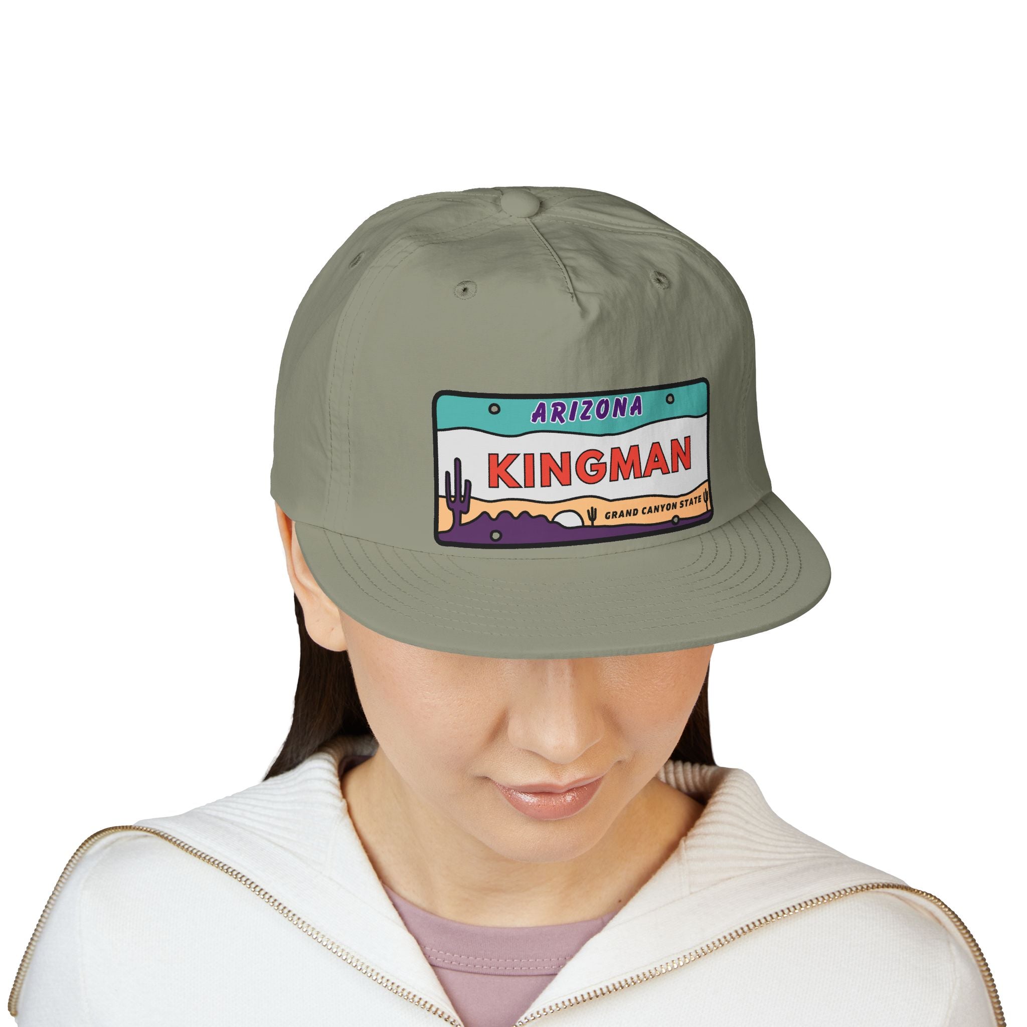 Kingman Arizona License Plate Dessert Cap