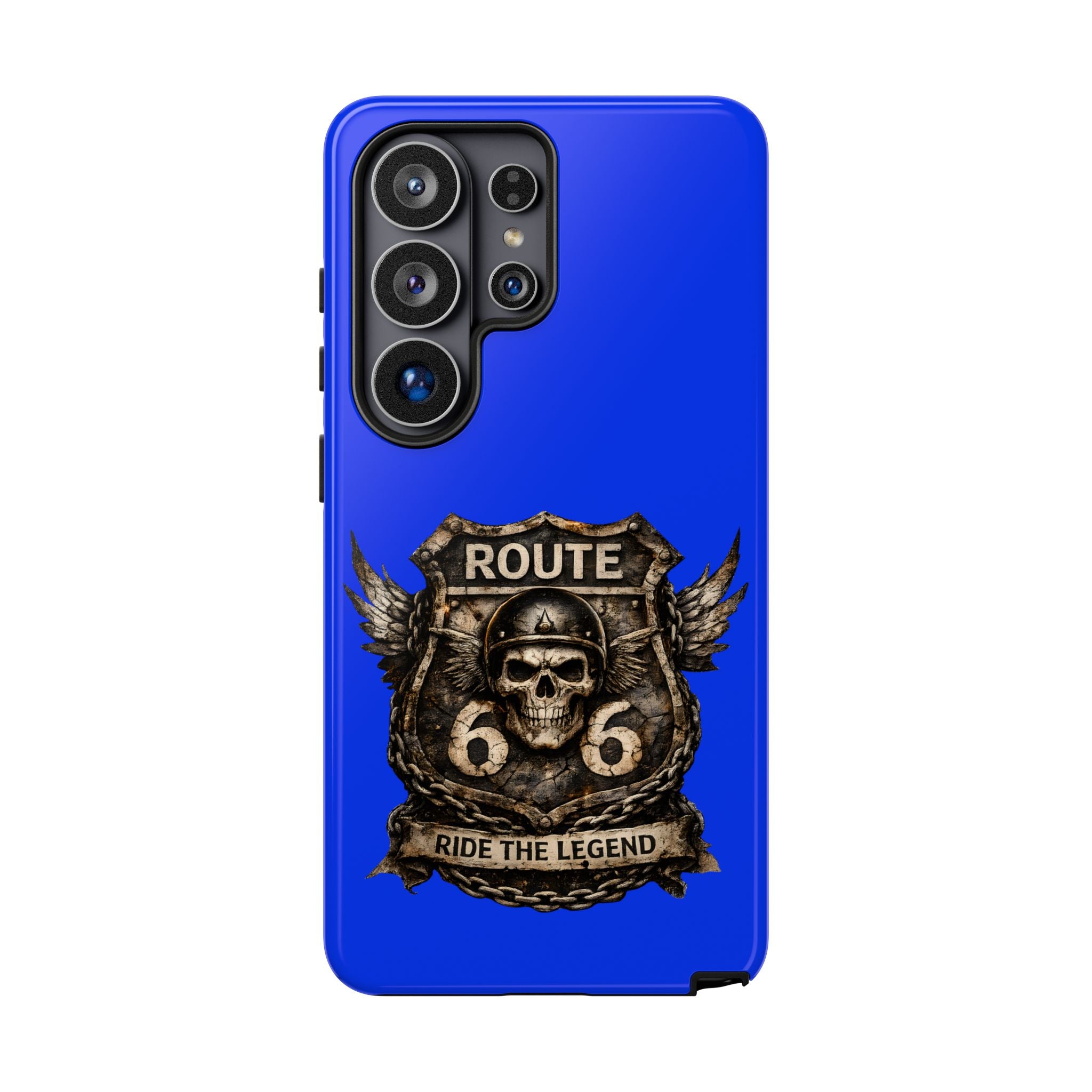Route 66 Skull Helmet phone case | Motorcycle emblem, Ride the Legend