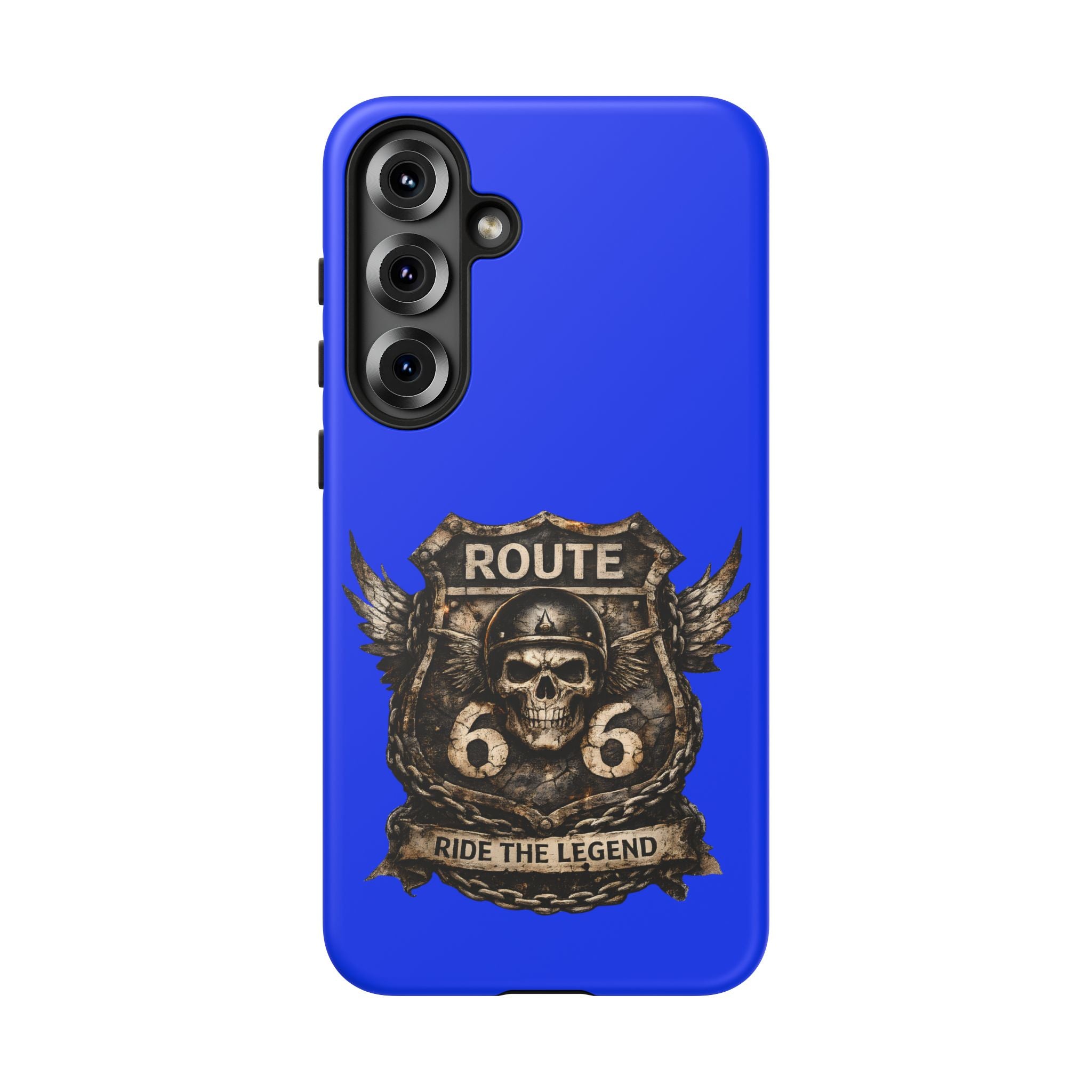 Route 66 Skull Helmet phone case | Motorcycle emblem, Ride the Legend