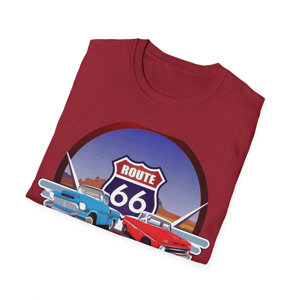 Route 66 Kingman Arizona Softstyle T-Shirt, Vintage Tee, Retro Shirt, Unisex Top, Gift for Travelers