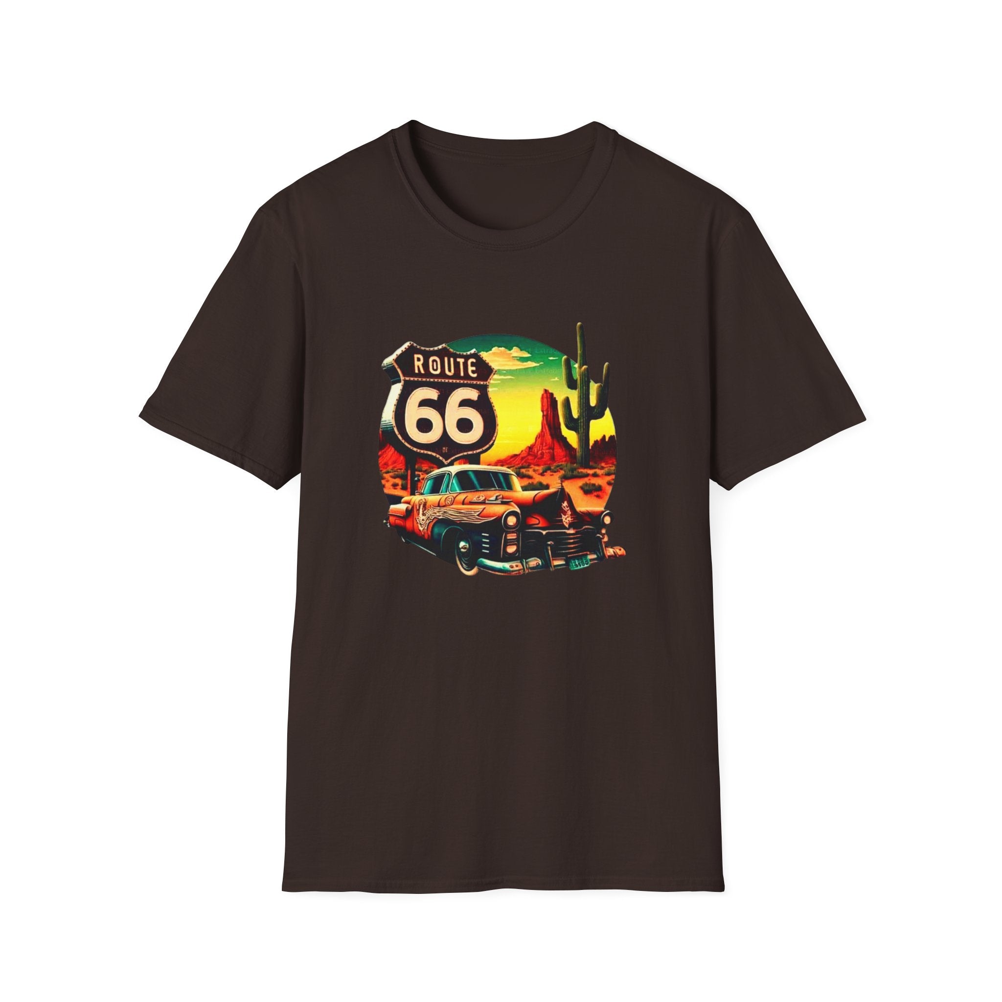 Route 66 Unisex Softstyle T-Shirt